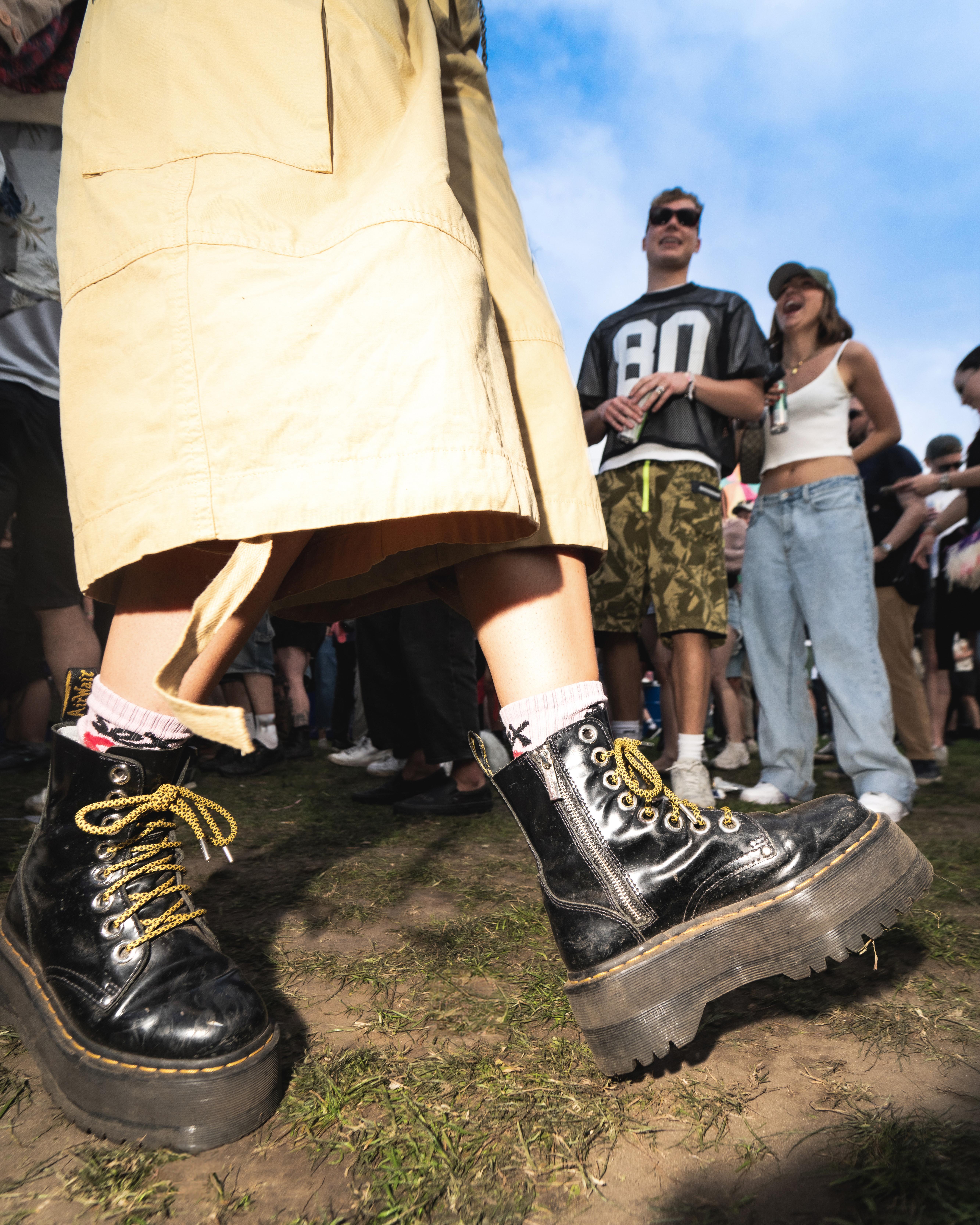 Jadon Max Boot Women's Platforms in Black | Dr. Martens