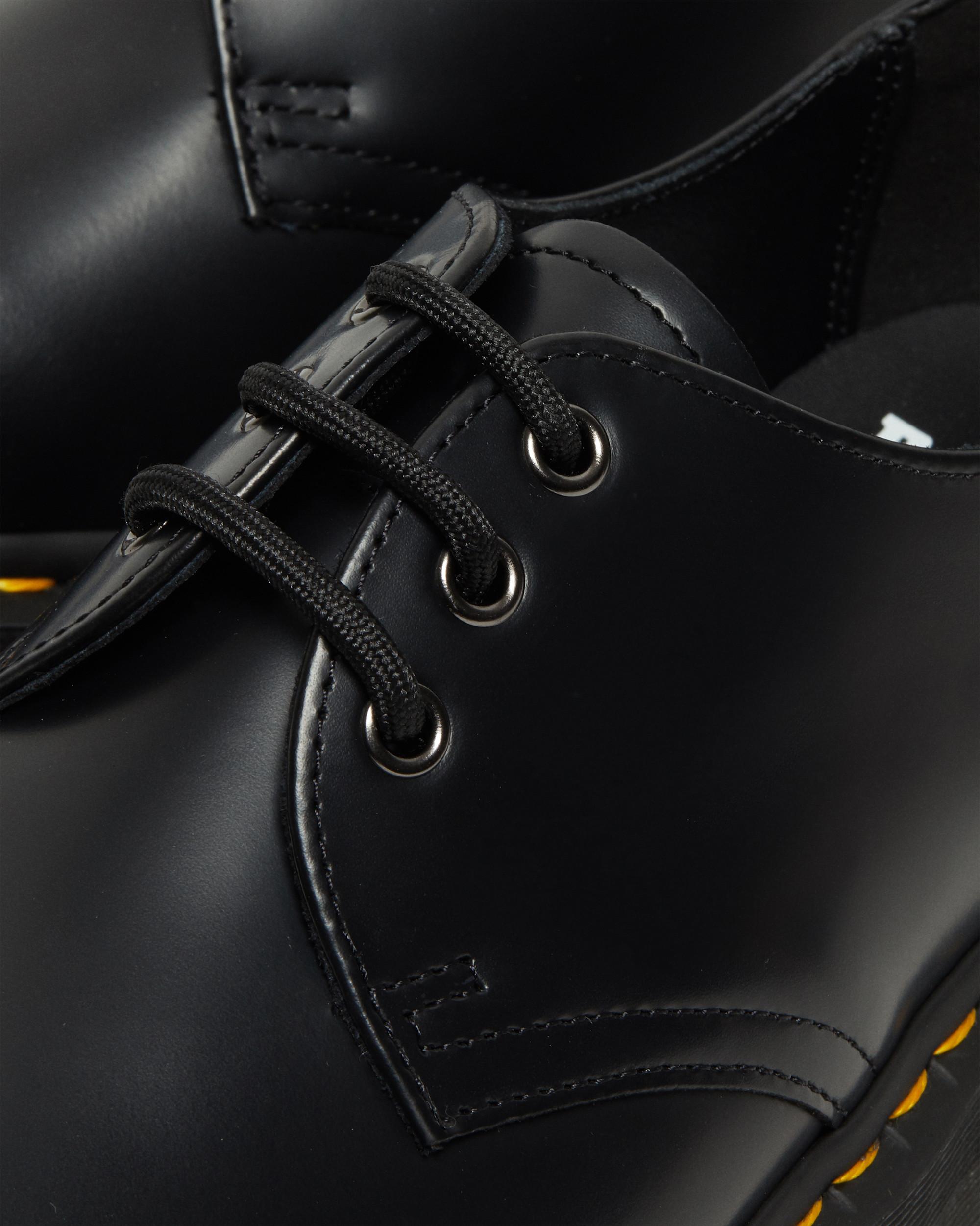 DR MARTENS 1461 Quad Smooth Leather Platform Shoes