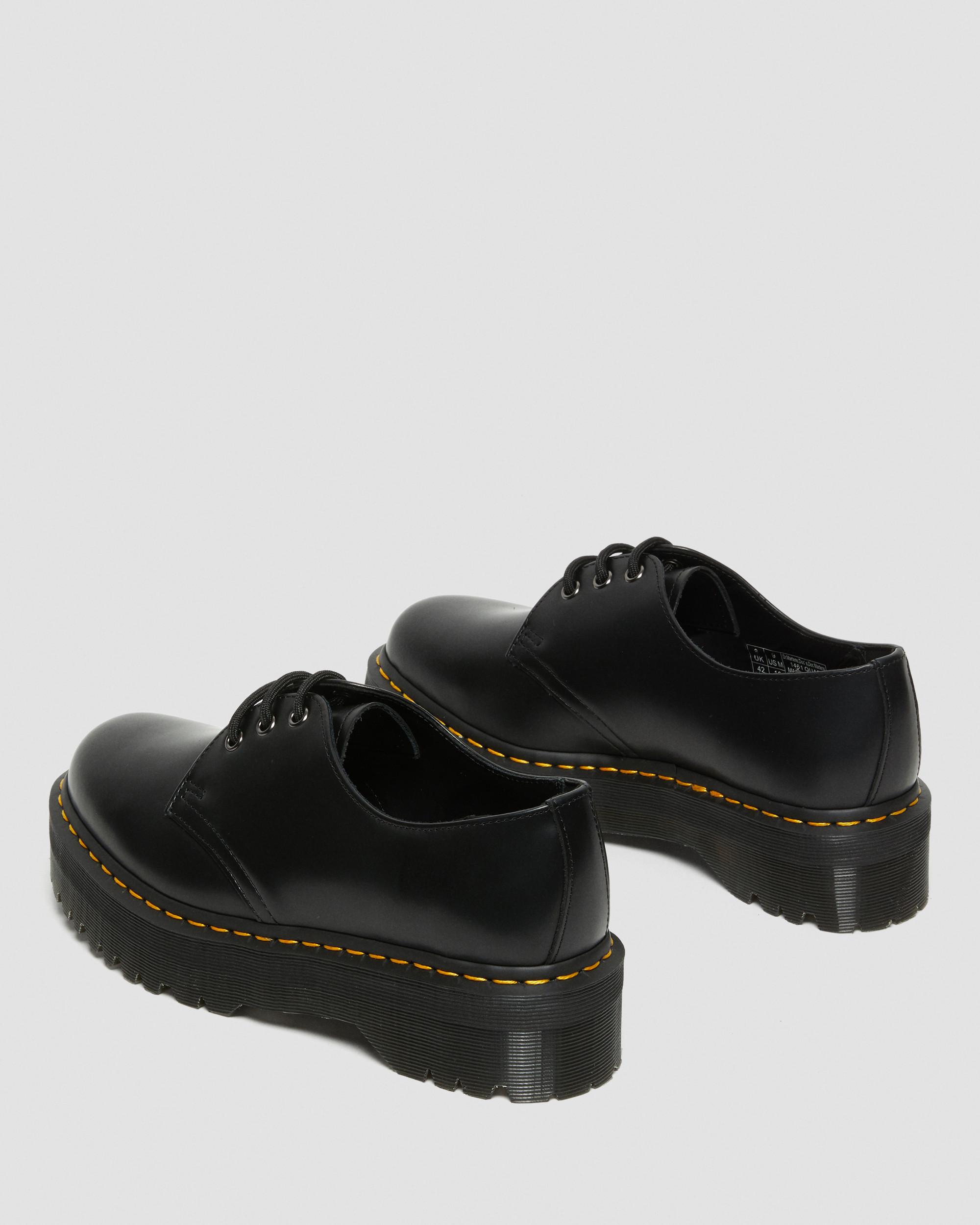 Scarpe platform 1461 Quad nere in pelle SmoothScarpe platform di pelle 1461 Quad Dr. Martens