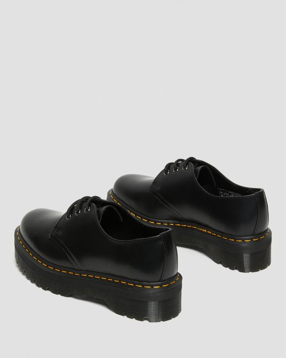 1461 Quad Smooth Leather Platform Shoes Black1461 Quad Smooth Leather Platform Shoes Dr. Martens