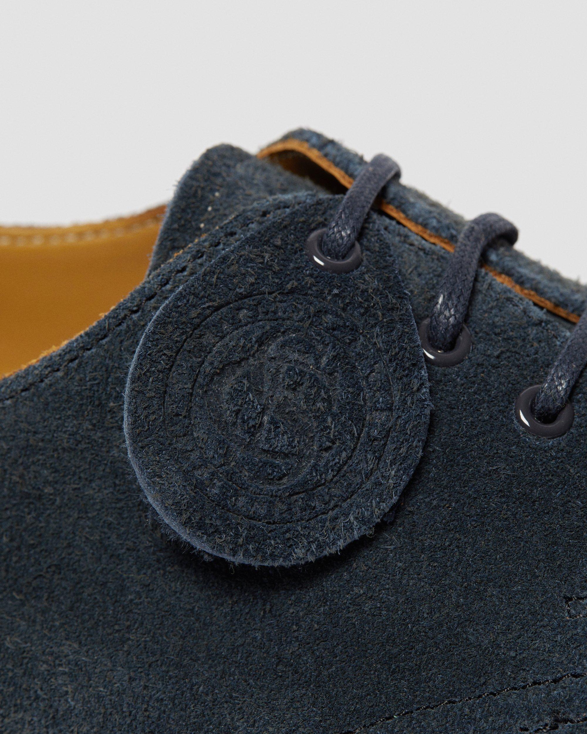1461 Made In England Suede Oxford Shoes in INDIGO | Dr. Martens™