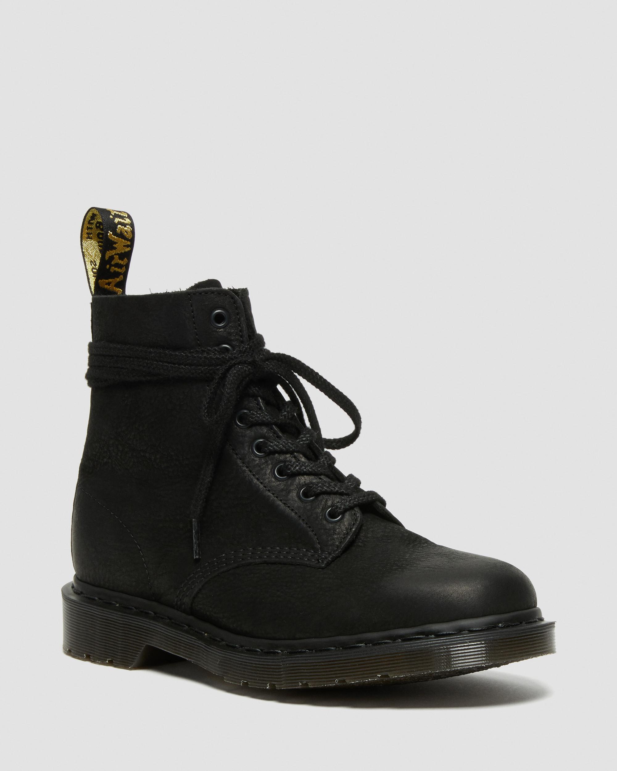1460 Pascal Made In England Titan Leather Boots in Black | Dr. Martens