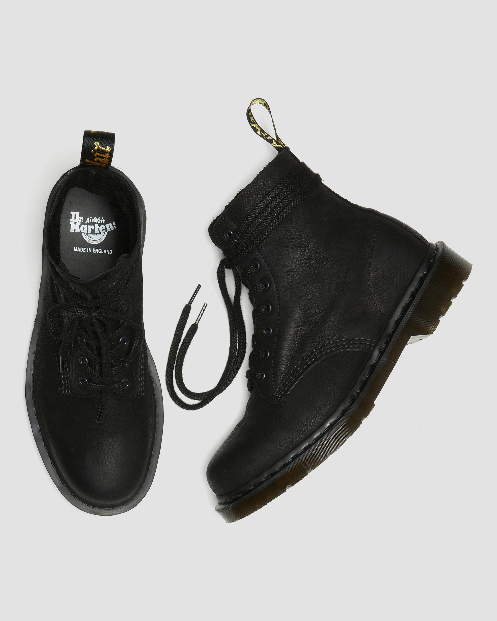 1460 Pascal Made In England Titan Leather Boots in BLACK | Dr