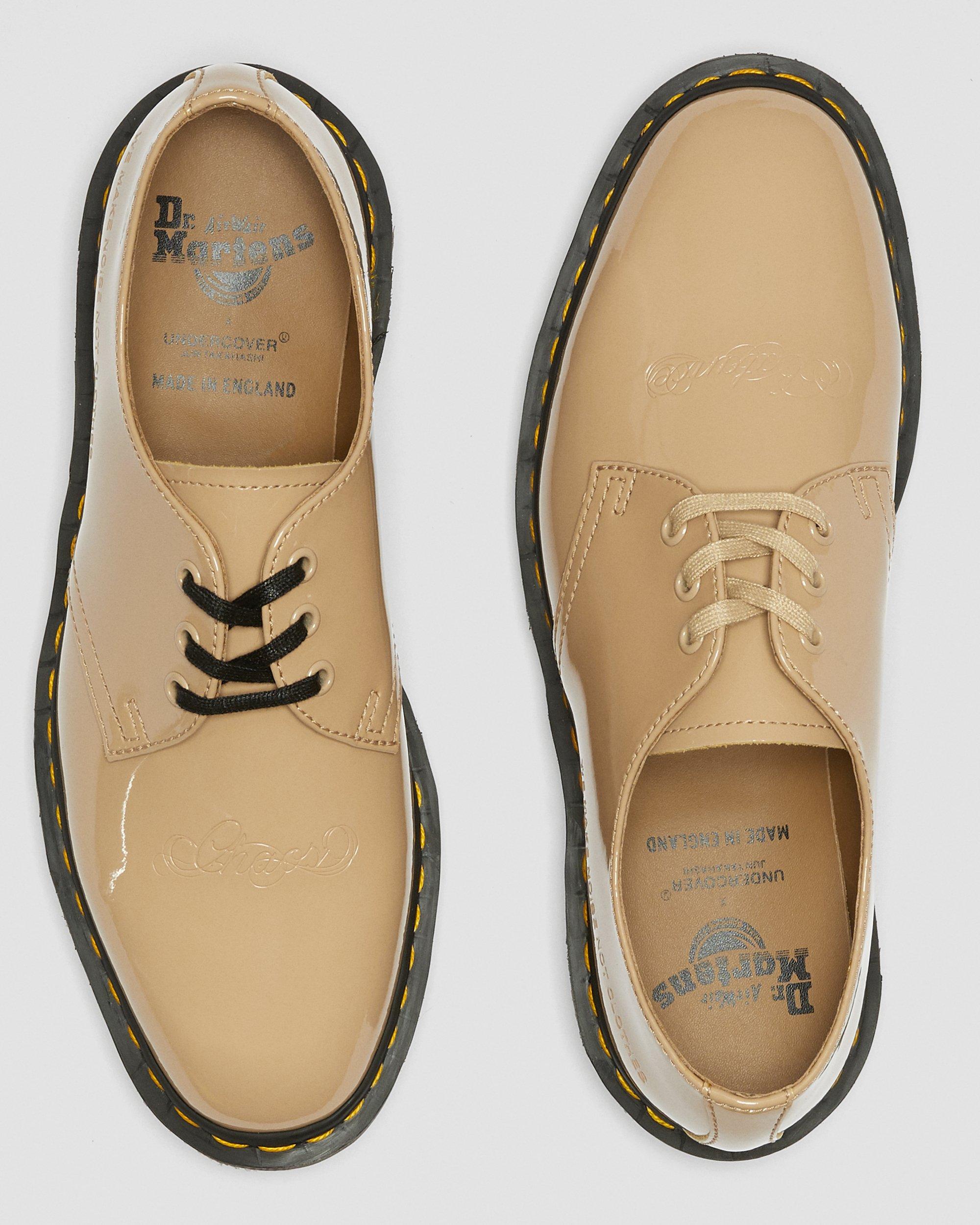 1461 UNDERCOVER PATENT LEATHER SHOES in BEIGE | Dr. Martens™