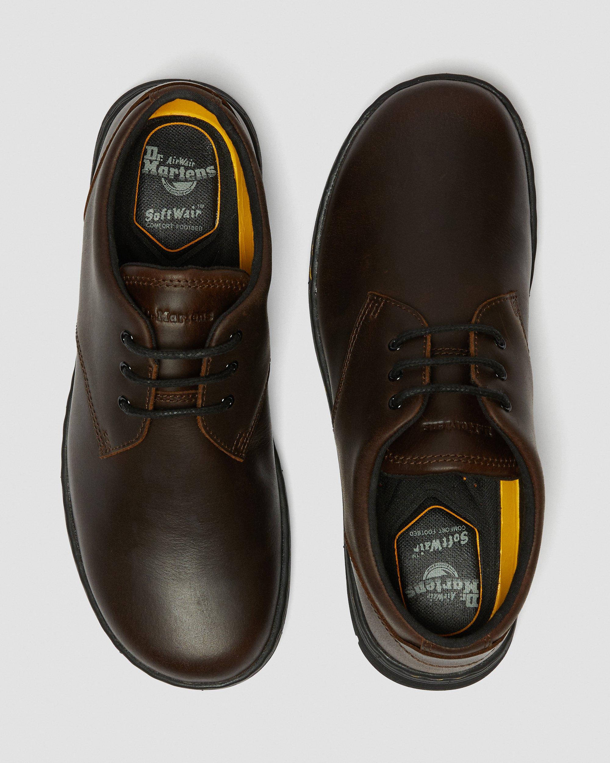 Rhodes Men's Leather Casual Shoes in Brown | Dr. Martens