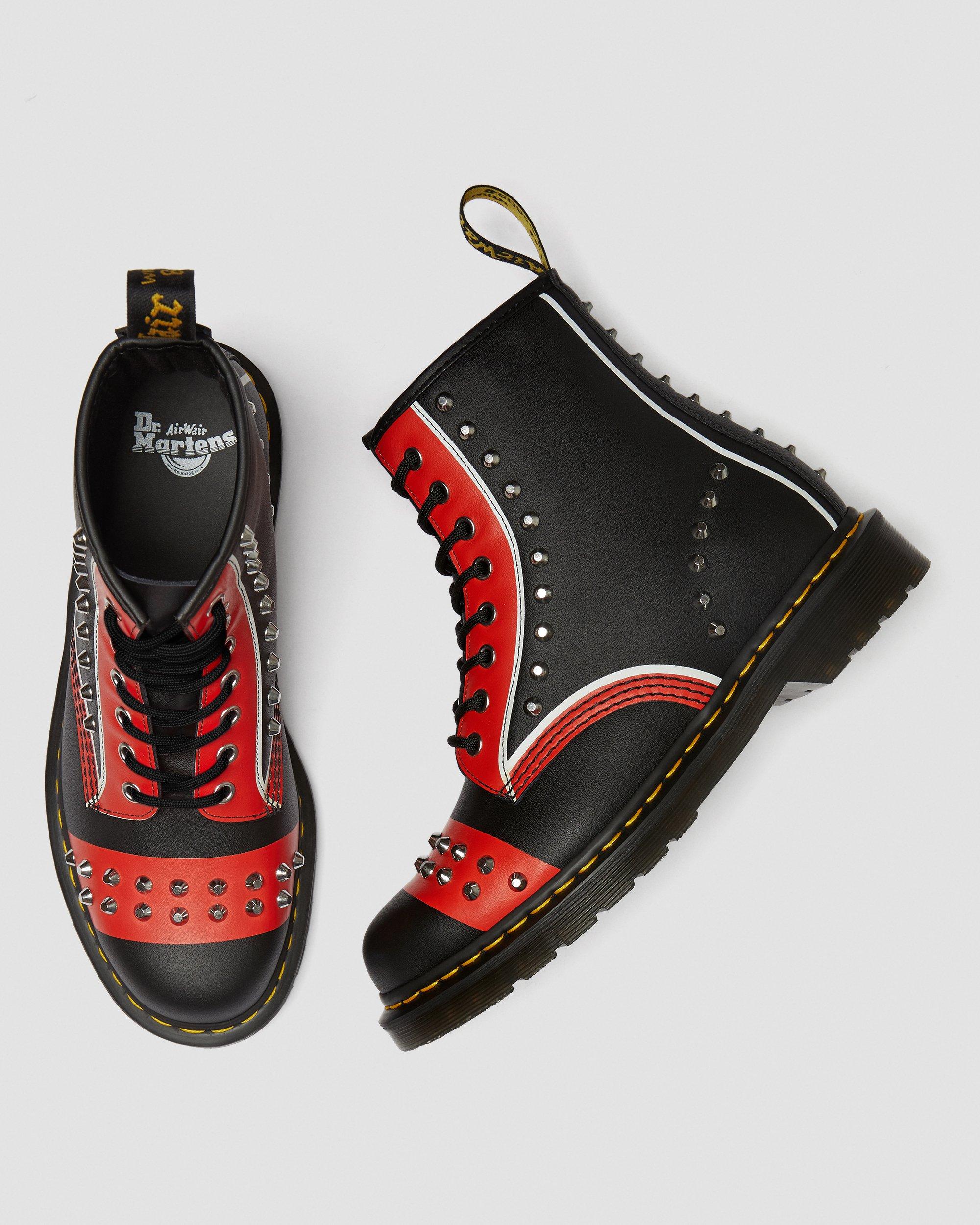 Shop Dr Martens 2022-23FW Studded Street Style Leather Boots by