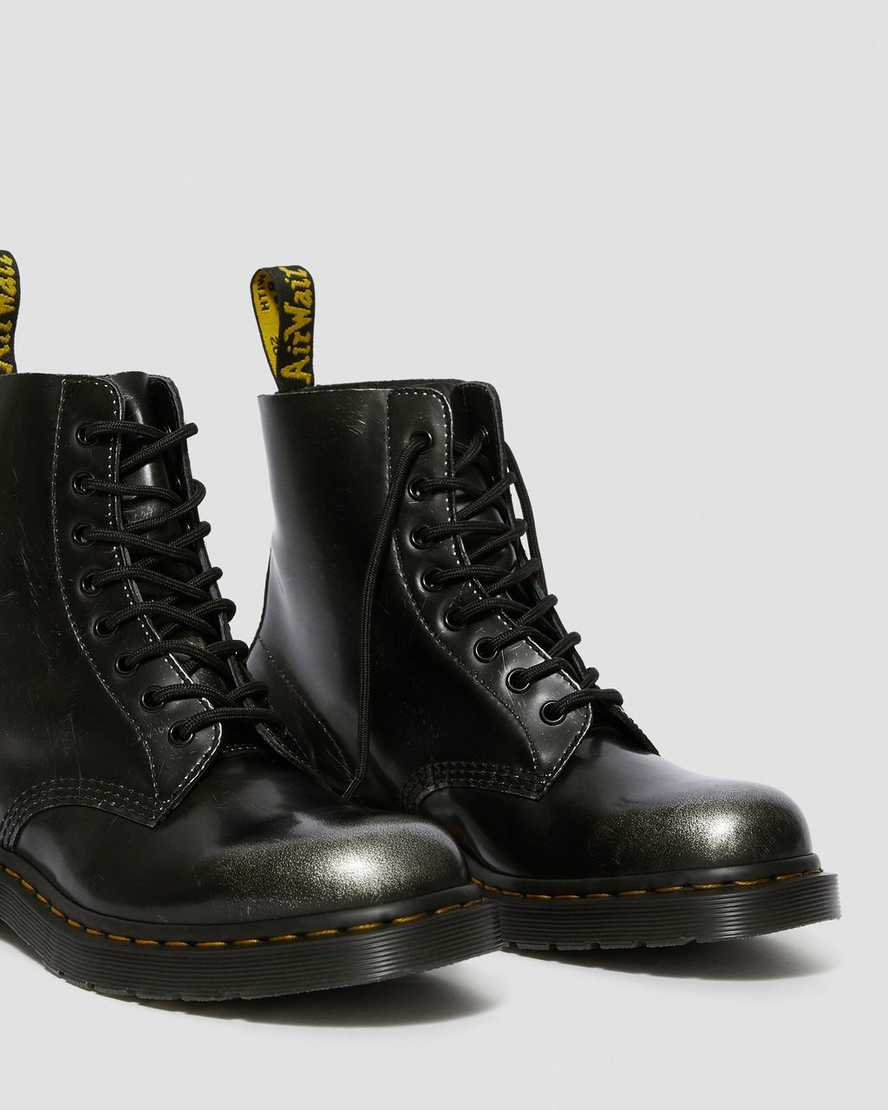 1460 Pascal Metallic Leather Lace Up Boots | Dr Martens