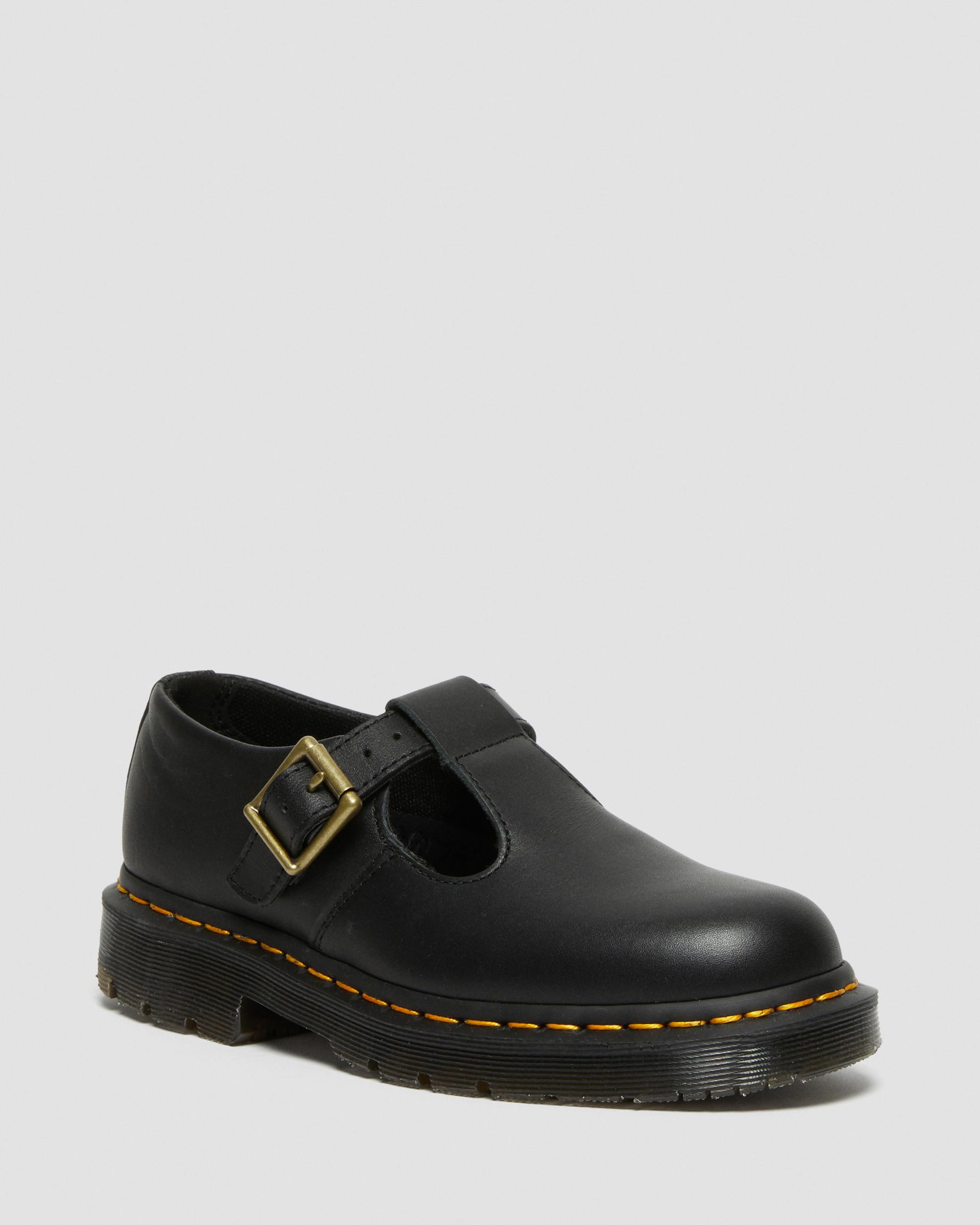 Polley Women's Slip Resistant Mary Jane Shoes in Black | Dr. Martens