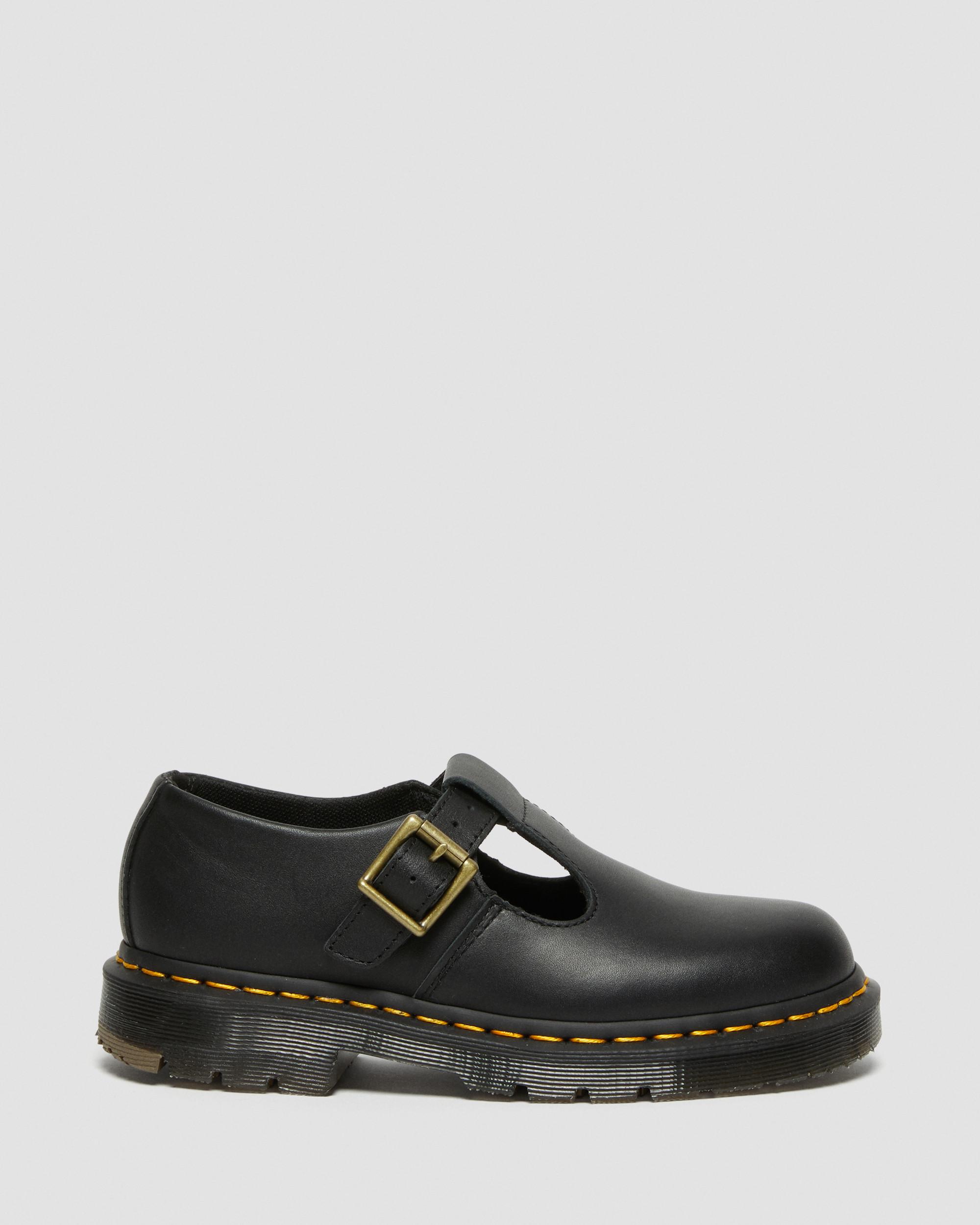 Polley Women's Slip Resistant Mary Jane Shoes in Black | Dr. Martens