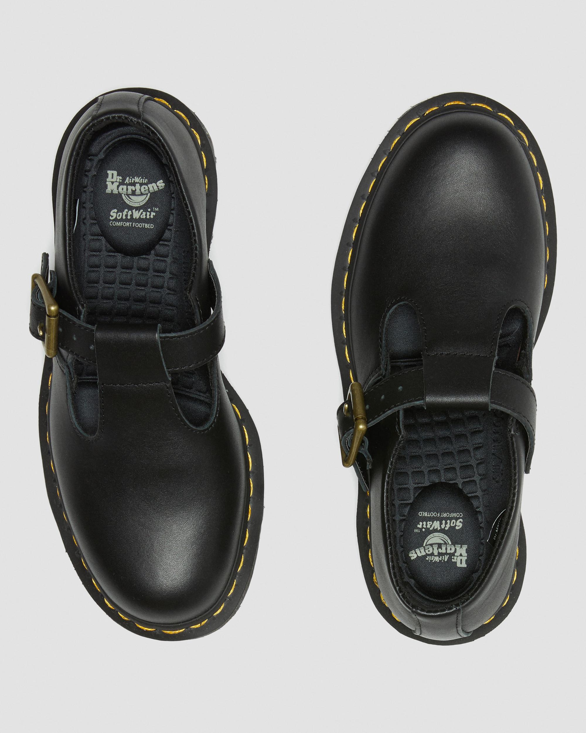 Polley Women s Slip Resistant Mary Jane Shoes in Black Dr. Martens