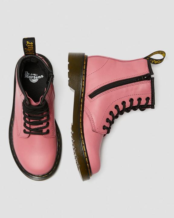 Junior 1460 Muted Leather Lace Up Boots Dr. Martens