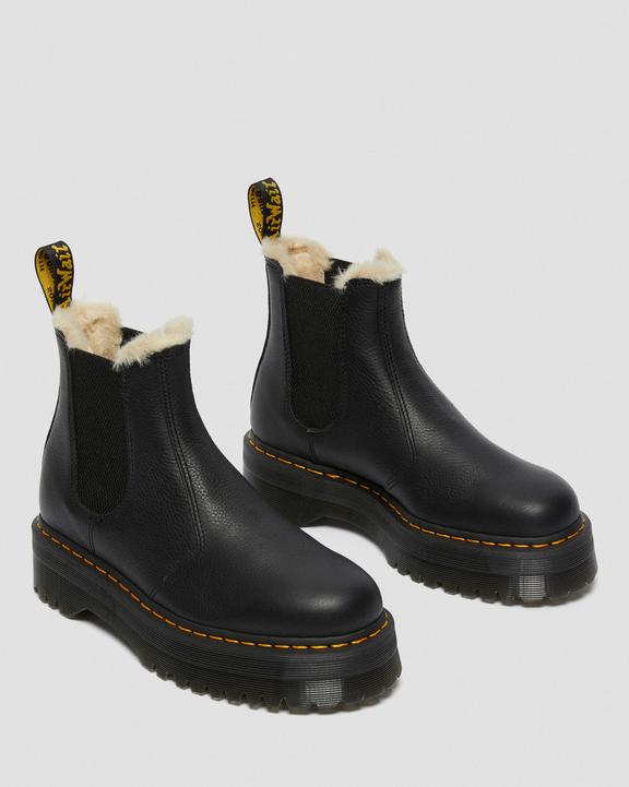 Chelsea boots plateformes Quad 2976 fourréesChelsea boots plateformes Quad 2976 fourrées Dr. Martens