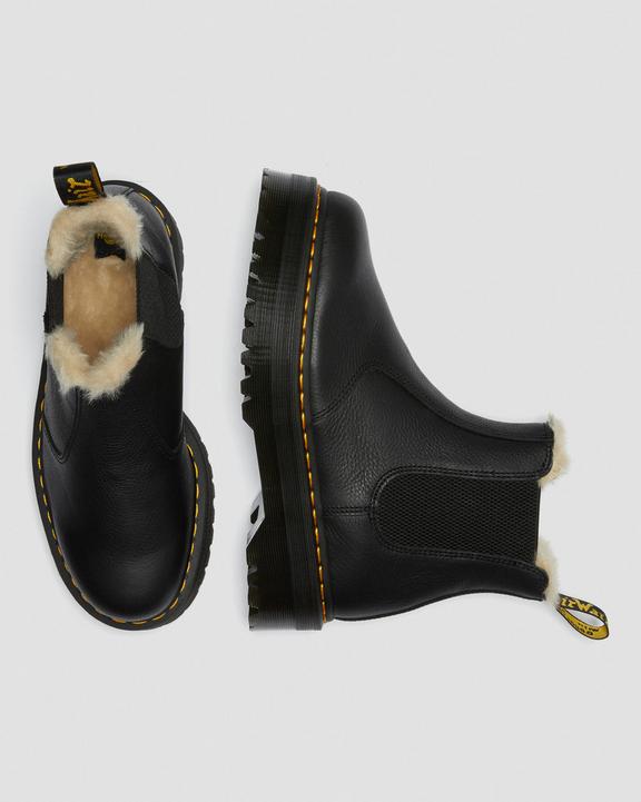 2976 Quad Fur Lined Platform Chelsea Boots2976 Quad Fur Lined Platform Chelsea -bootsit Dr. Martens