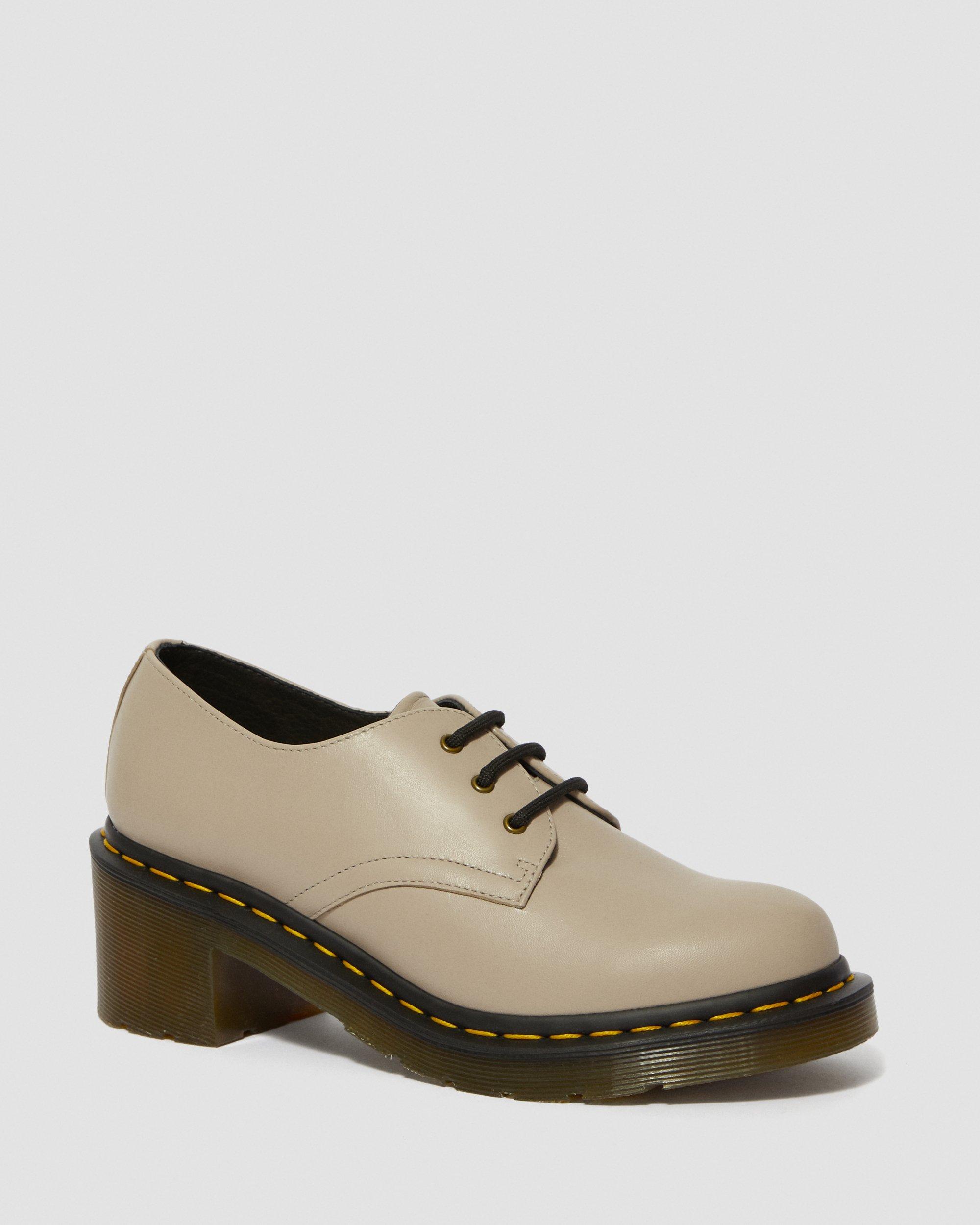 Amory Women's Wanama Leather Heeled Shoes in NATURAL | Dr. Martens™