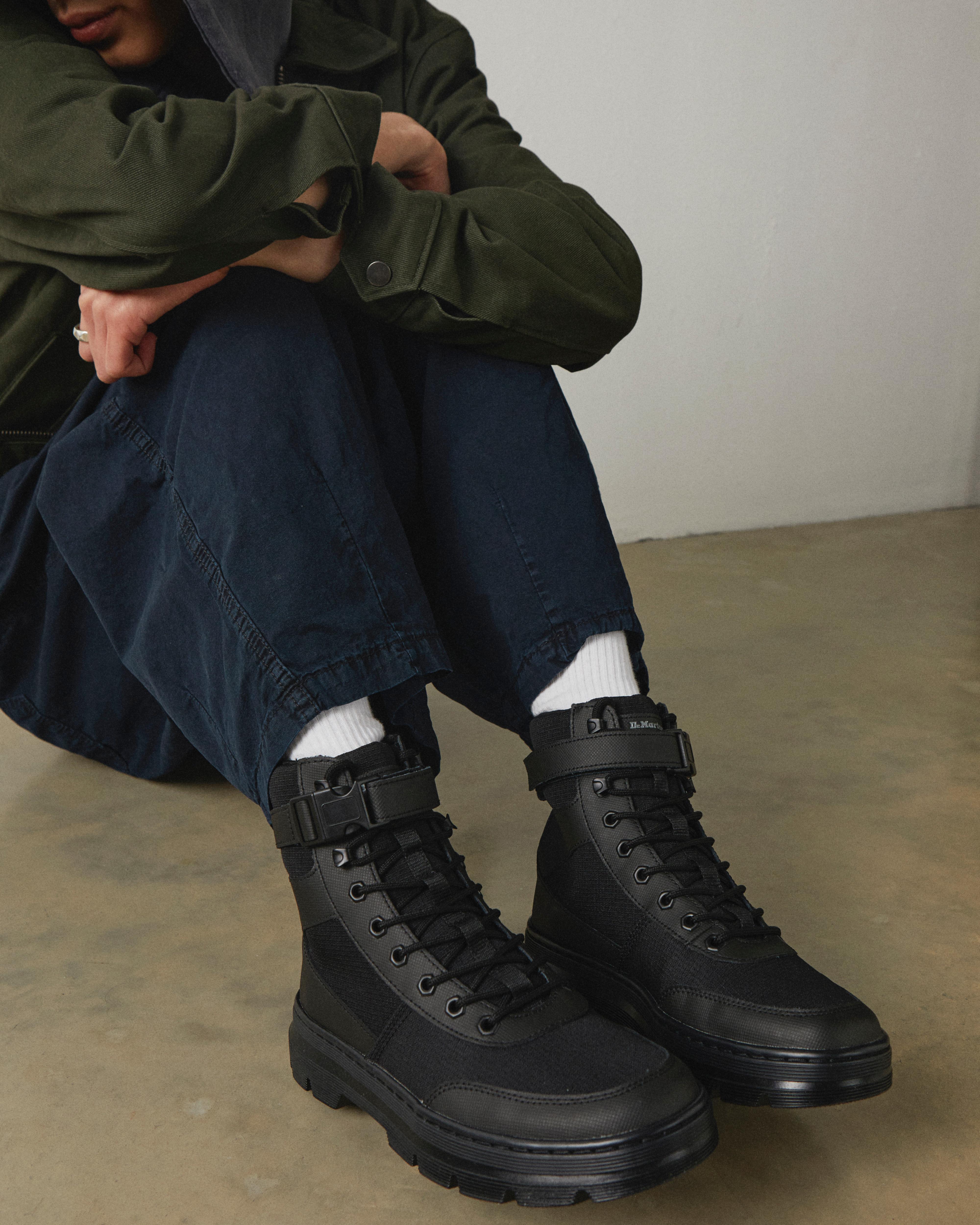 Combs Tech Poly Utility Boots in Black | Dr. Martens