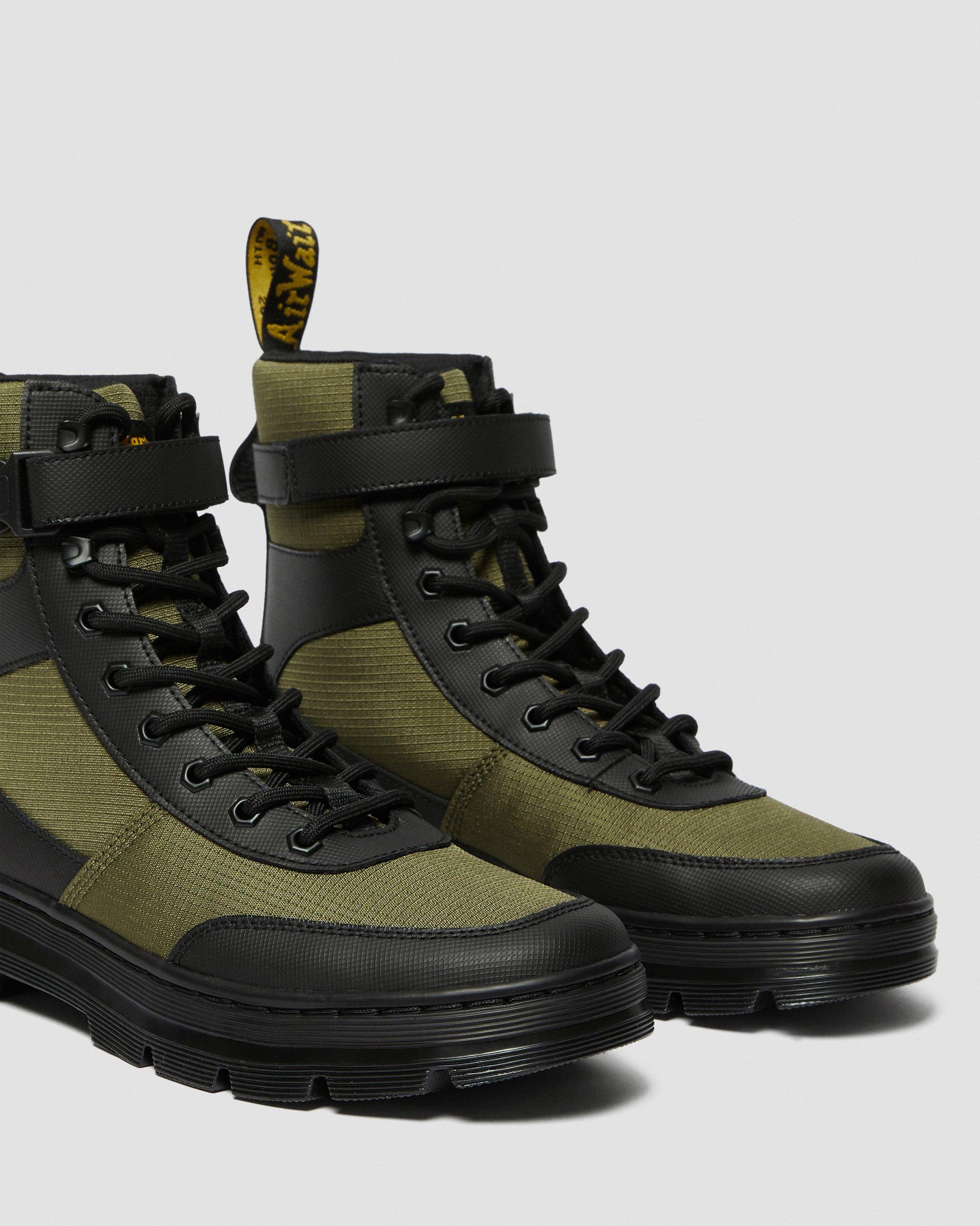 Combs Tech Poly Casual Boots in BLACK+DMS OLIVE | Dr. Martens™