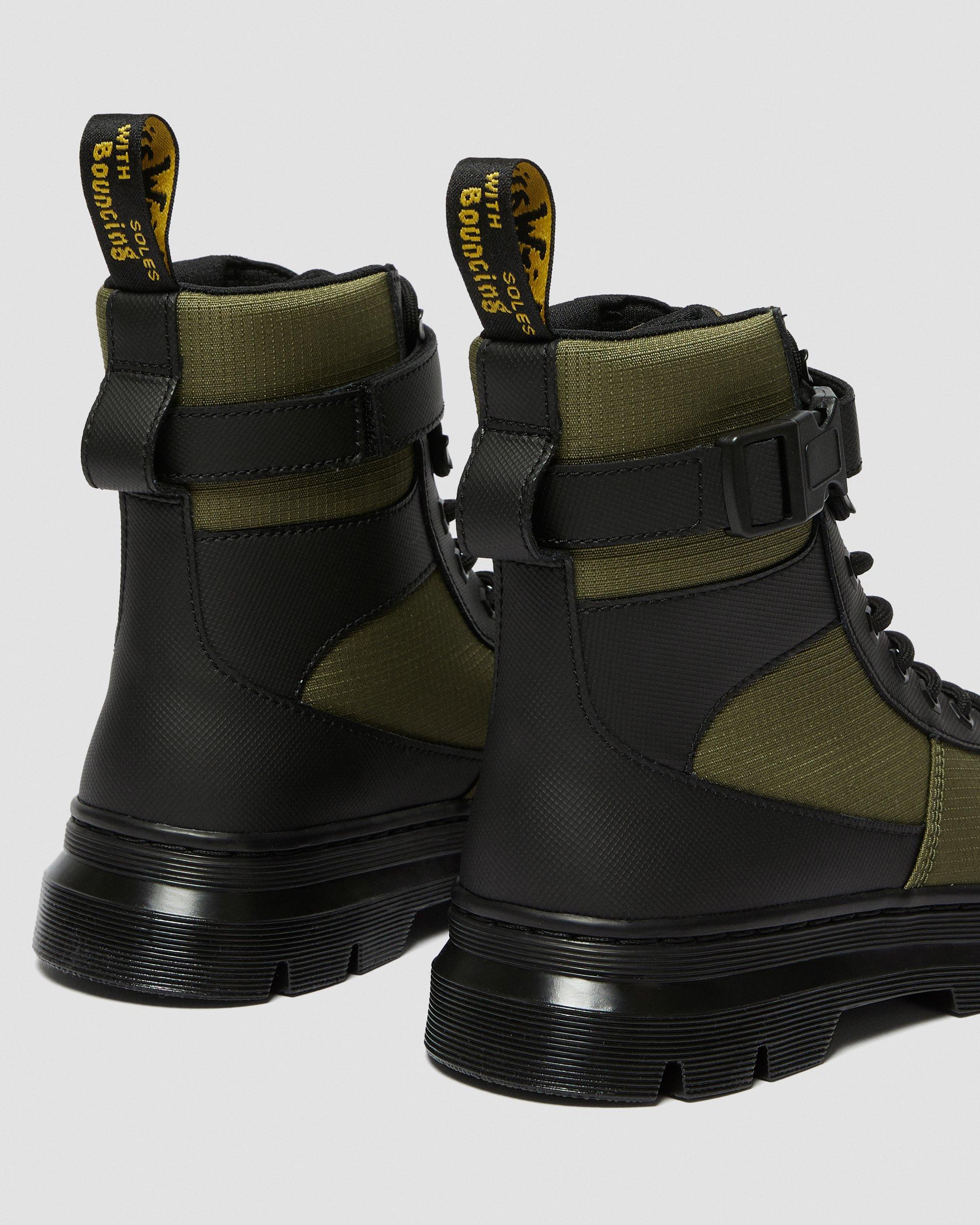 Combs Tech Poly Casual Boots in BLACK+DMS OLIVE | Dr. Martens™