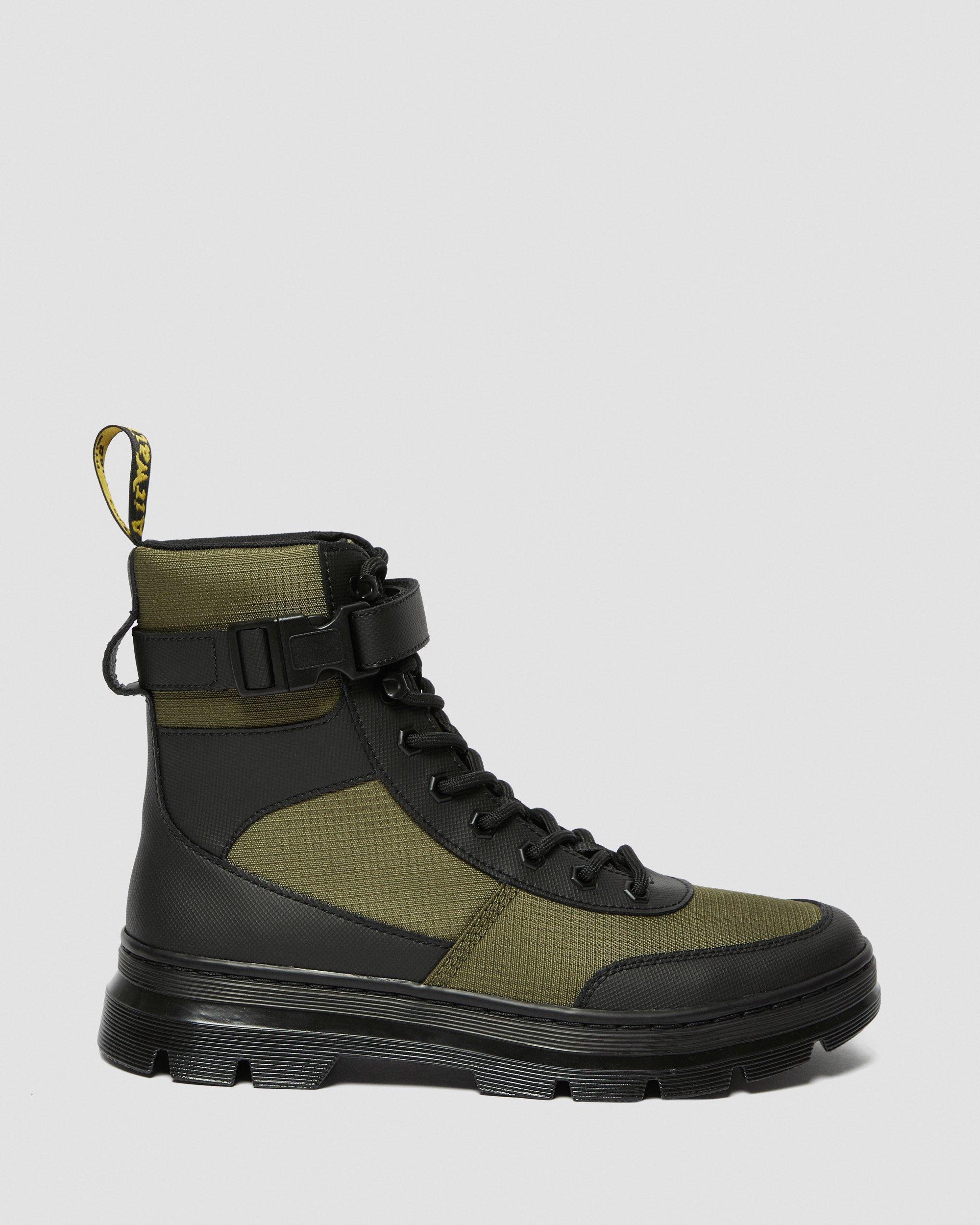 Combs Tech Poly Casual Boots in BLACK+DMS OLIVE | Dr. Martens™