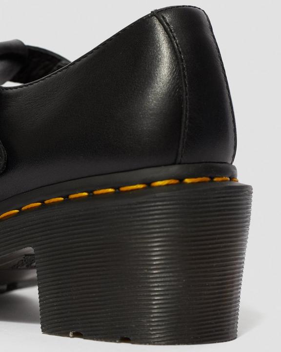 Sophia Women's Leather Heeled Mary Jane Shoes in Black | Dr Sophia Women's Leather Heeled Mary Jane Shoes in Black | Dr