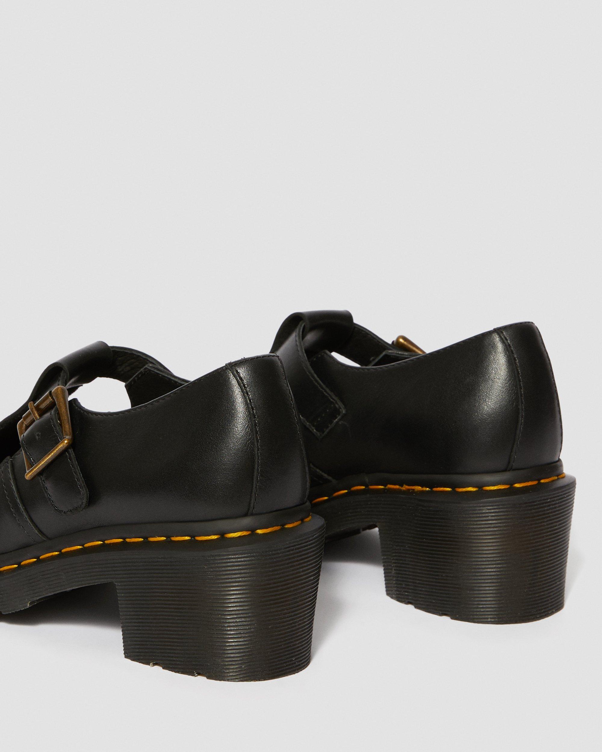 Dr. Martens Sophia ブラック シューズ SOPHIA LEATHER HEELED MARY JANE SHOES in BLACK | Dr. Martens™