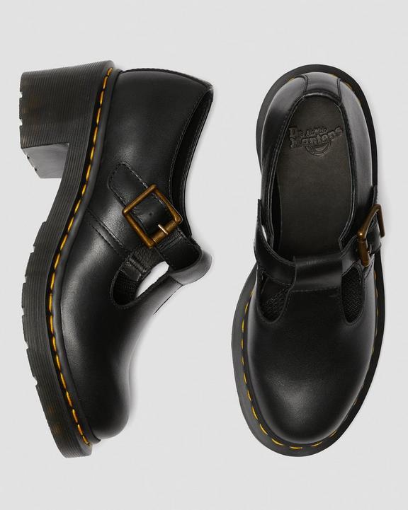 Sophia Women's Leather Heeled Mary Jane Shoes in Black | Dr Sophia Women's Leather Heeled Mary Jane Shoes in Black | Dr