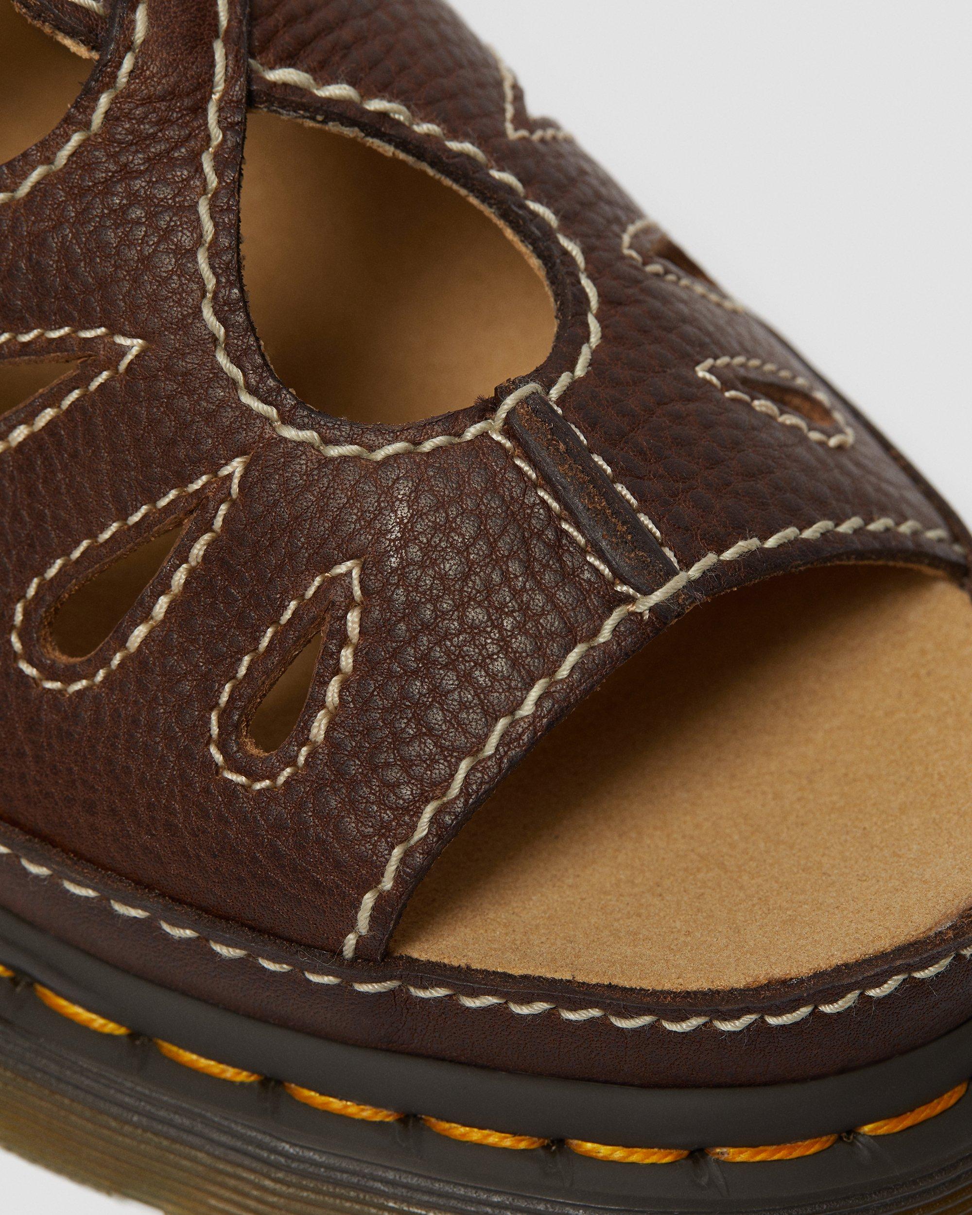 CASTILLO LEDER SANDALEN in DARK BROWN | Dr. Martens™