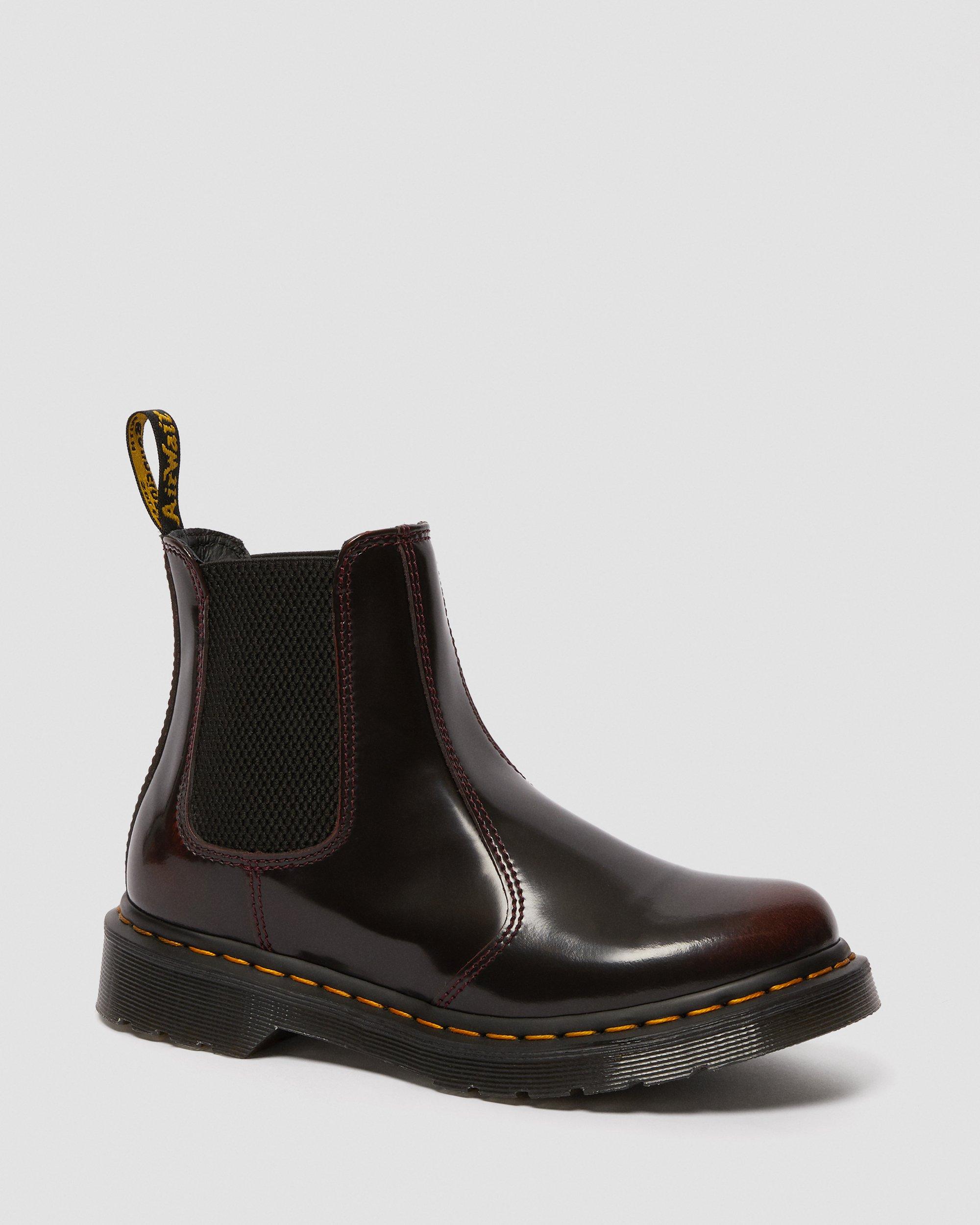 2976 Women's Arcadia Leather Chelsea Boots in Cherry Red | Dr. Martens