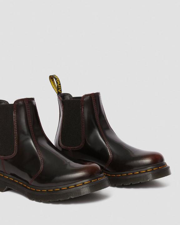 2976 ARCADIA LEATHER CHELSEA BOOTS in Cherry Red Arcadia 2976 ARCADIA LEATHER CHELSEA BOOTS in Cherry Red Arcadia