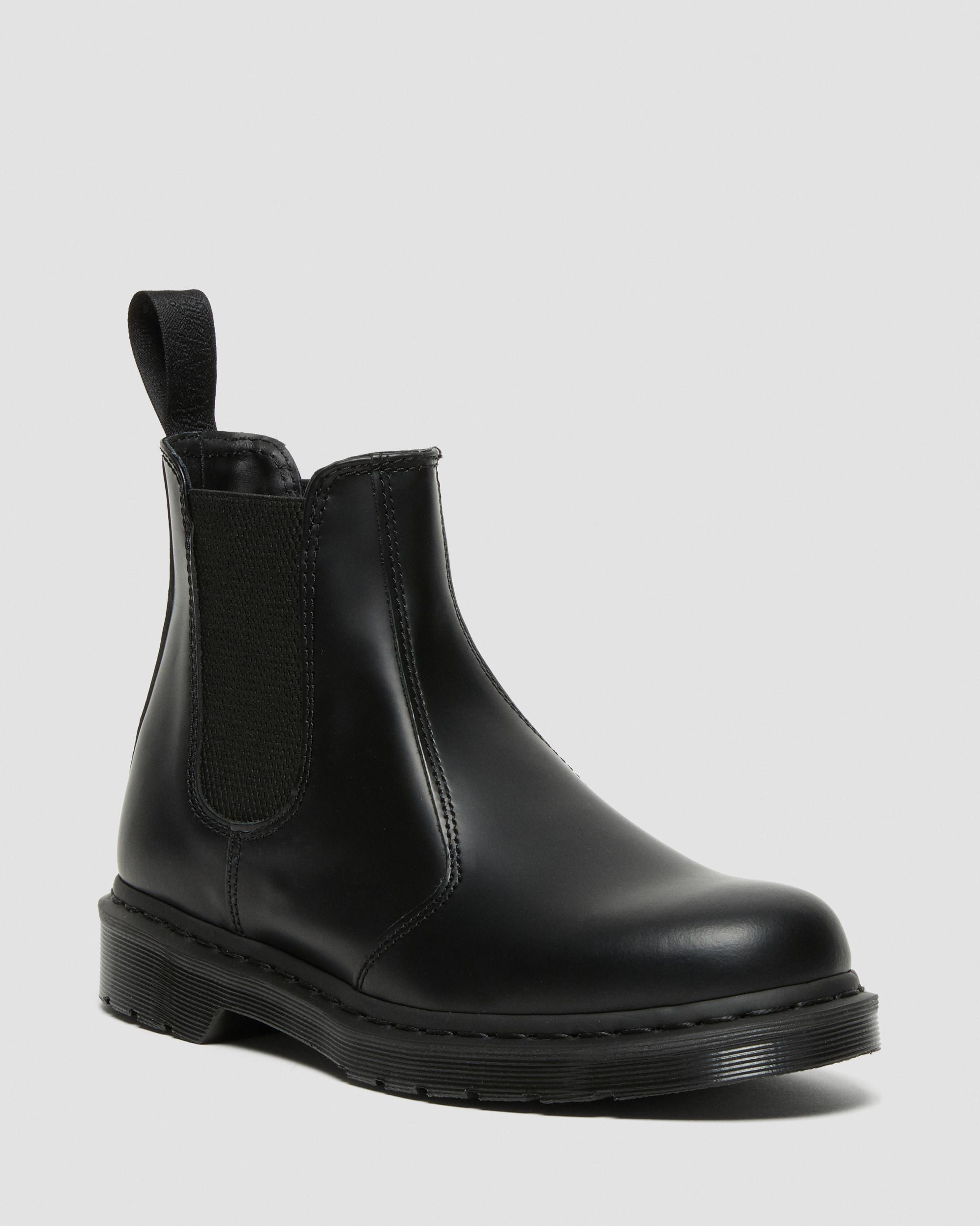 2976 Mono Smooth Leather Chelsea Boots in Black