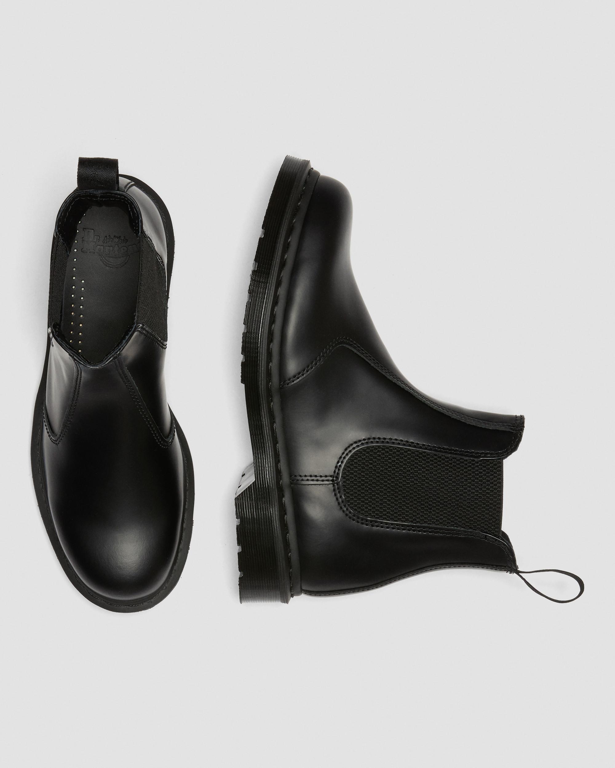 2976 Mono Smooth Leather Chelsea Boots in Black