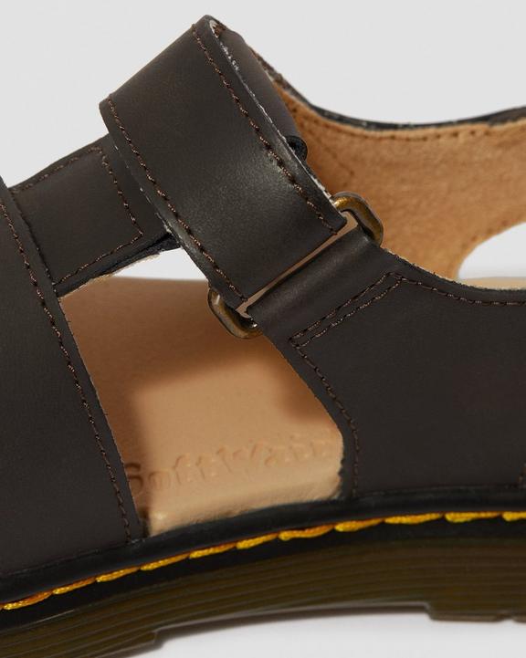 Junior Moby II Wildhorse Leather Sandals Dr. Martens