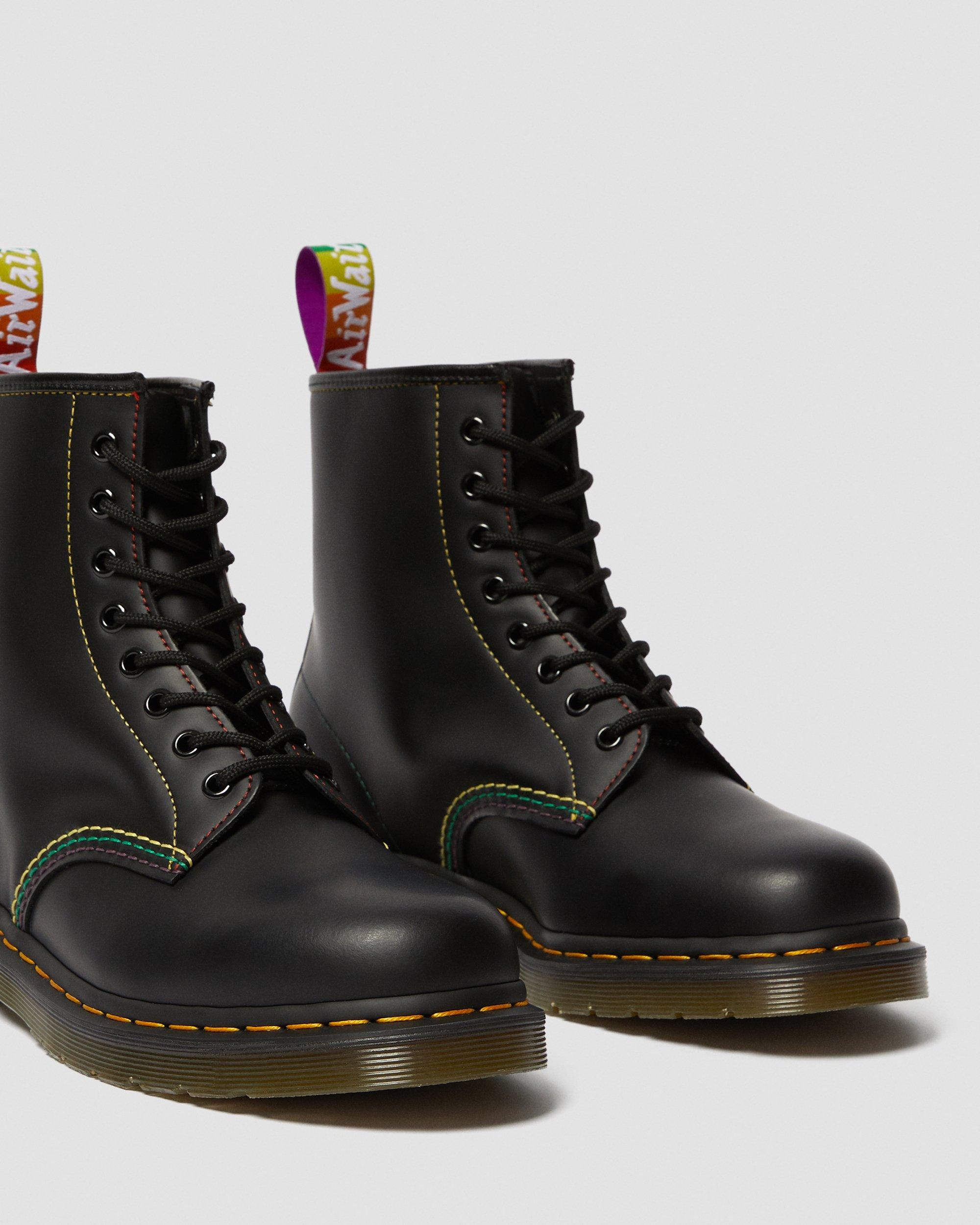 1460 For Pride Smooth Leather Lace Up Boots