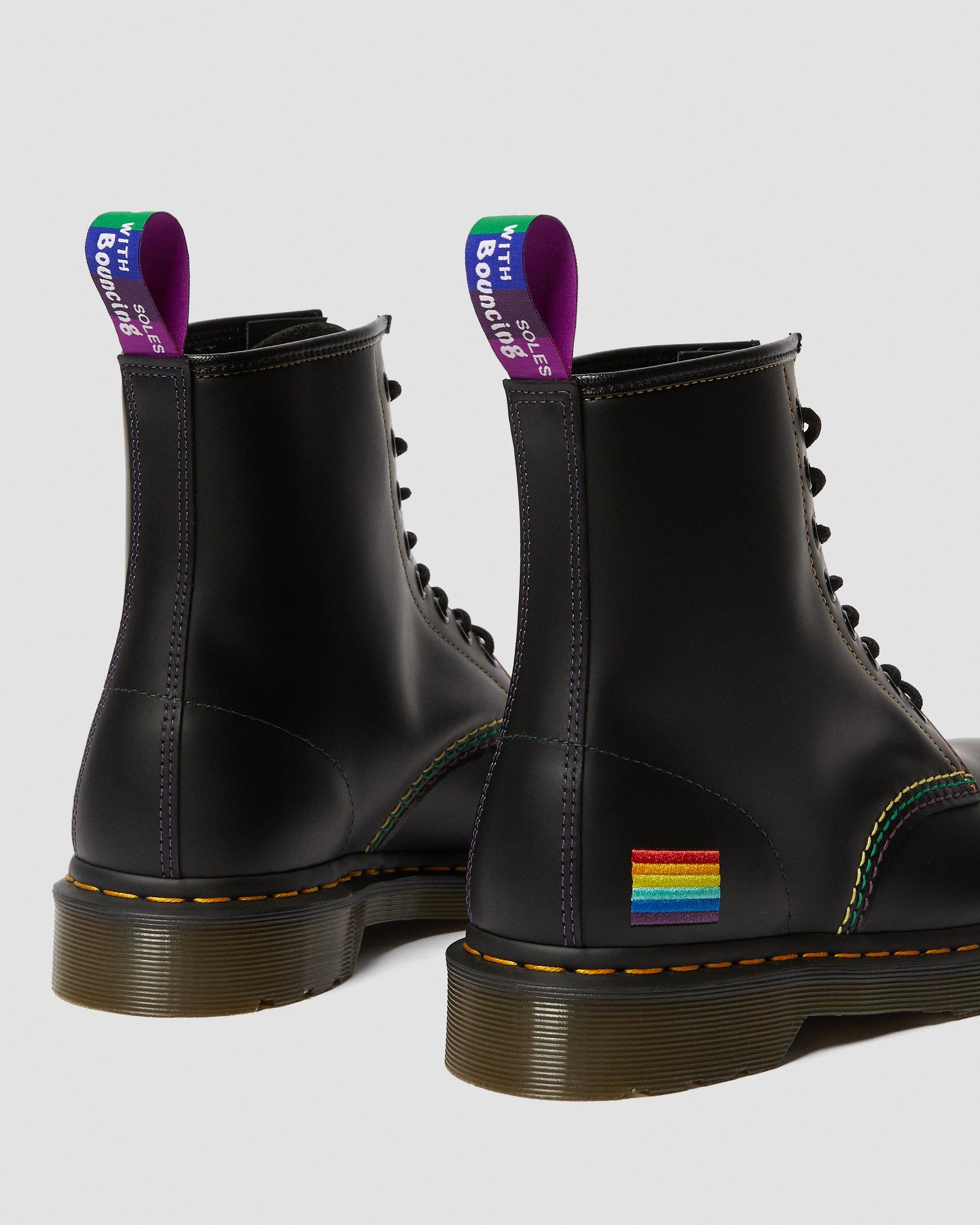1460 For Pride Smooth Leather Lace Up Boots