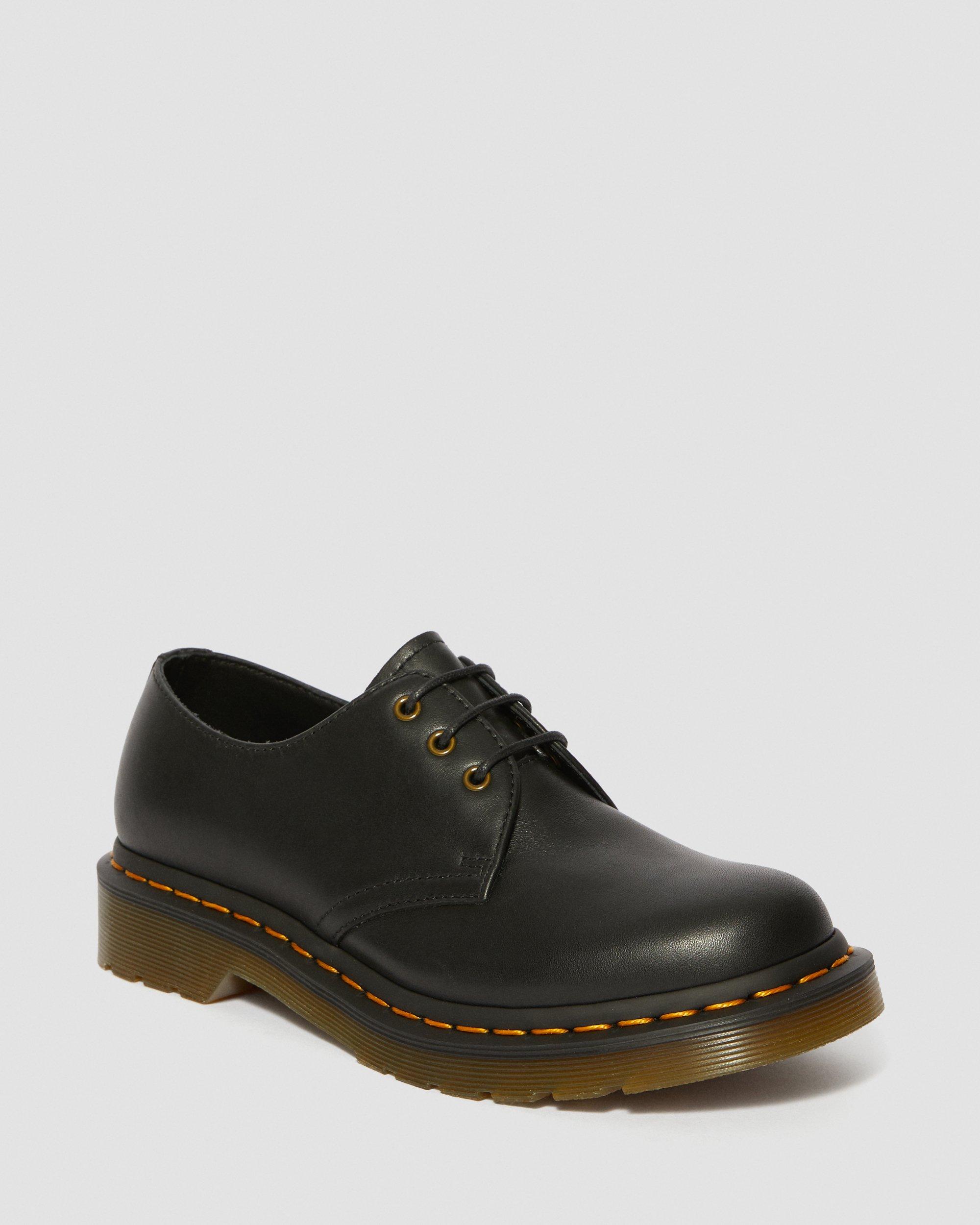 1461 Women's Wanama Leather Oxford Shoes in BLACK | Dr. Martens™