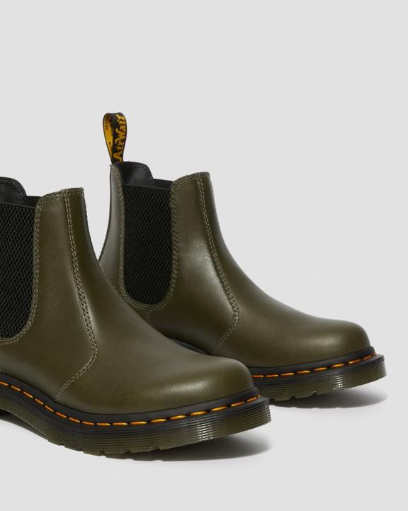 2976 WANAMA LEATHER CHELSEA BOOTS in Olive | Dr. Martens 2976 WANAMA LEATHER CHELSEA BOOTS in Olive | Dr. Martens