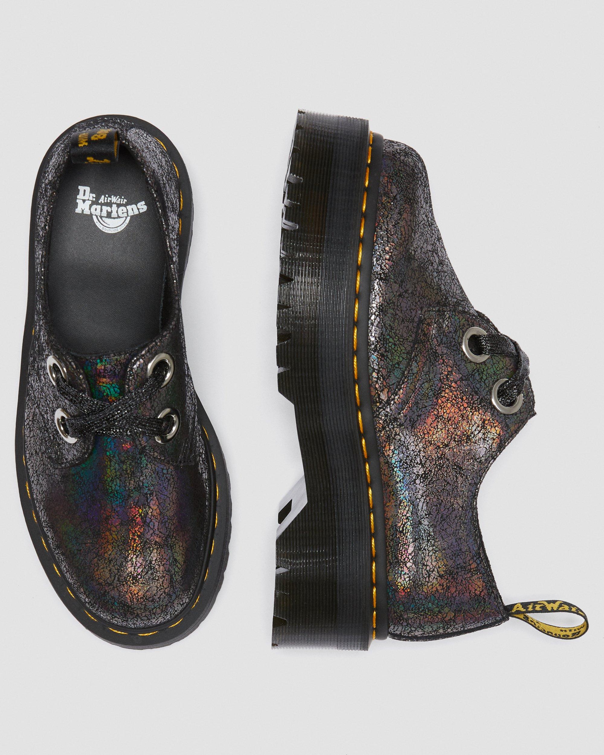 Dr. Martens Women Dr.Martens - brand new shoes - US women 7 <GUNMETAL> <IRIDESCENT CRACKLE> display picture 1