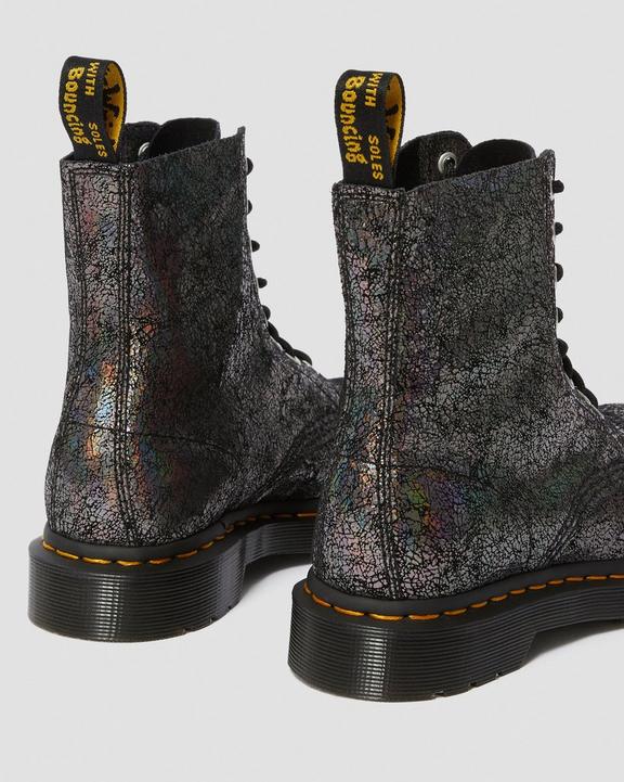 1460 Pascal Metallic Leather Lace Up Boots Dr. Martens