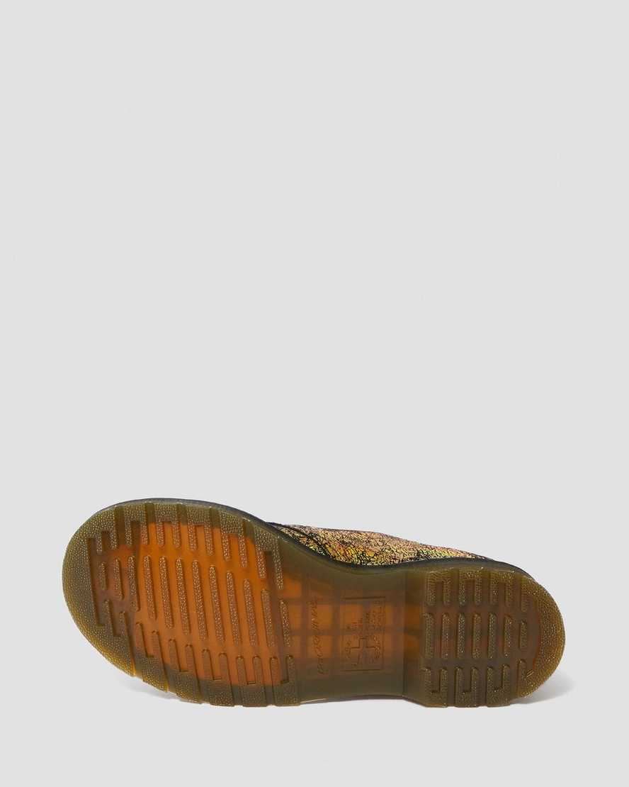Zapatos de piel craquelados 1461 Iridescent Crackle Dr. Martens