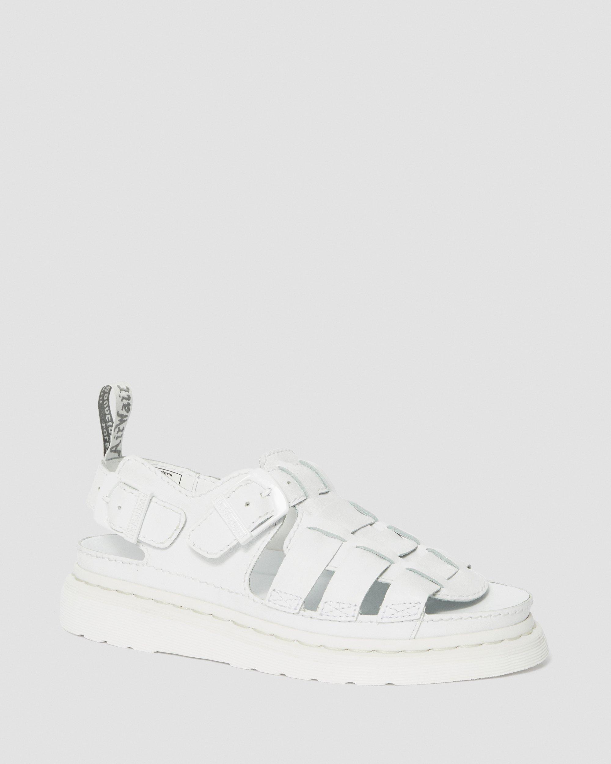 Doc martens deals white sandals