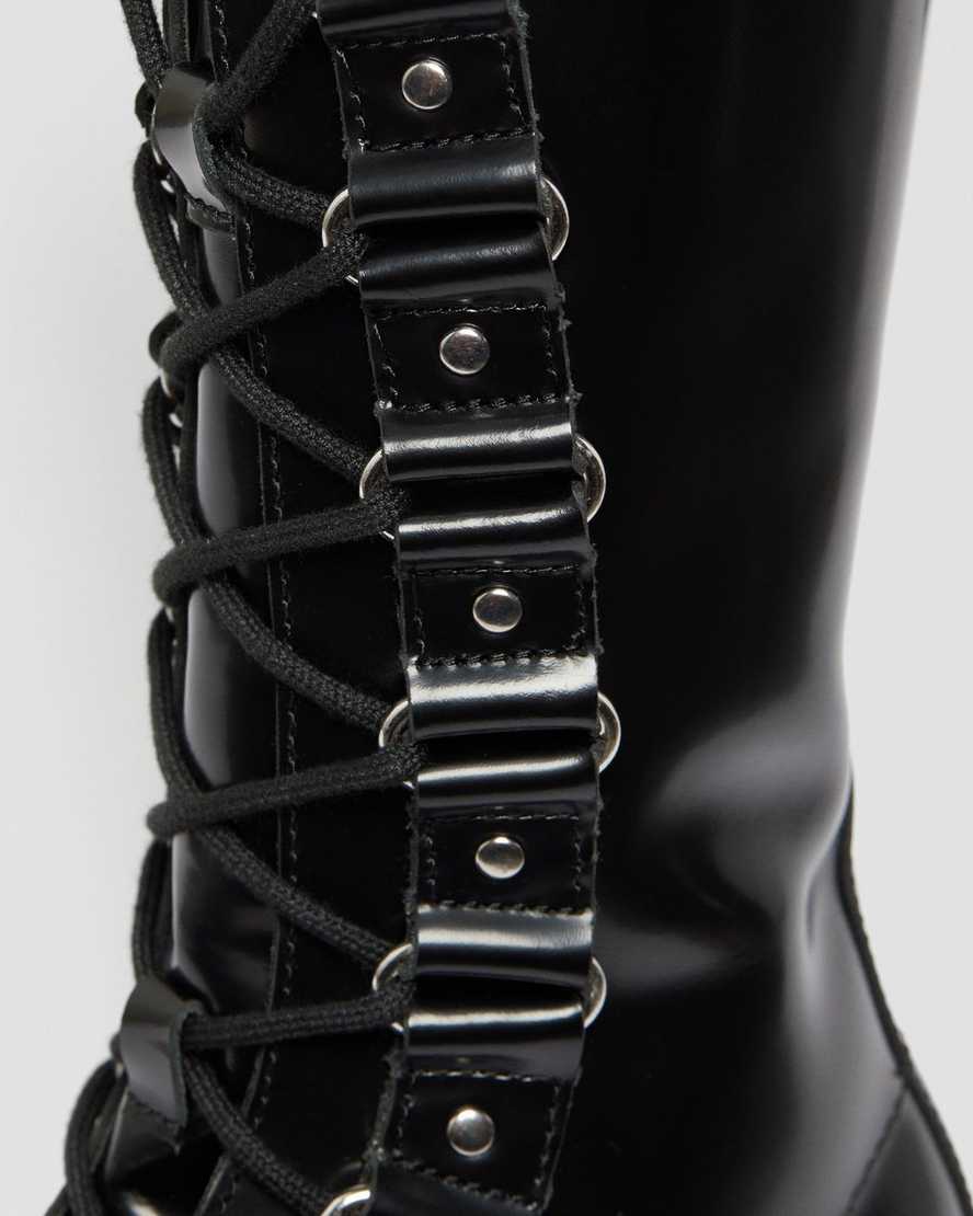 1B60 Xl Women's Leather Knee High Platform Boots | Dr Martens