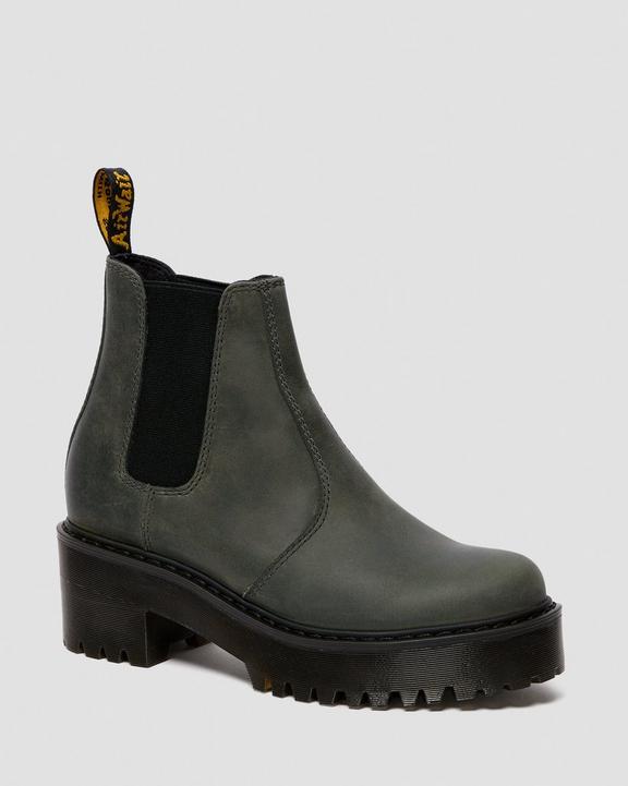 ROMETTY LEATHER CHELSEA BOOTS in Slate | Dr. Martens ROMETTY LEATHER CHELSEA BOOTS in Slate | Dr. Martens