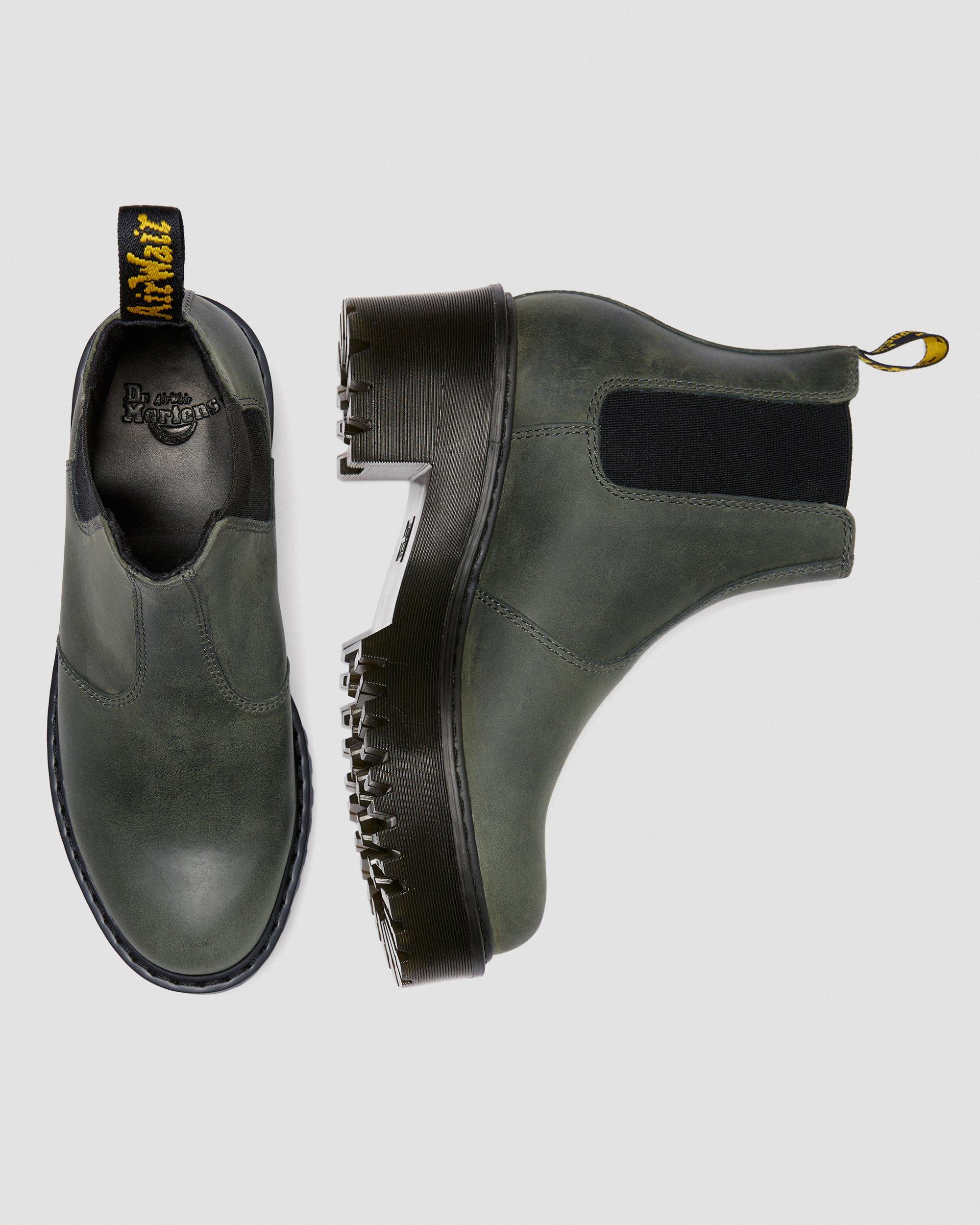 rometty women's moldova leather platform chelsea boots