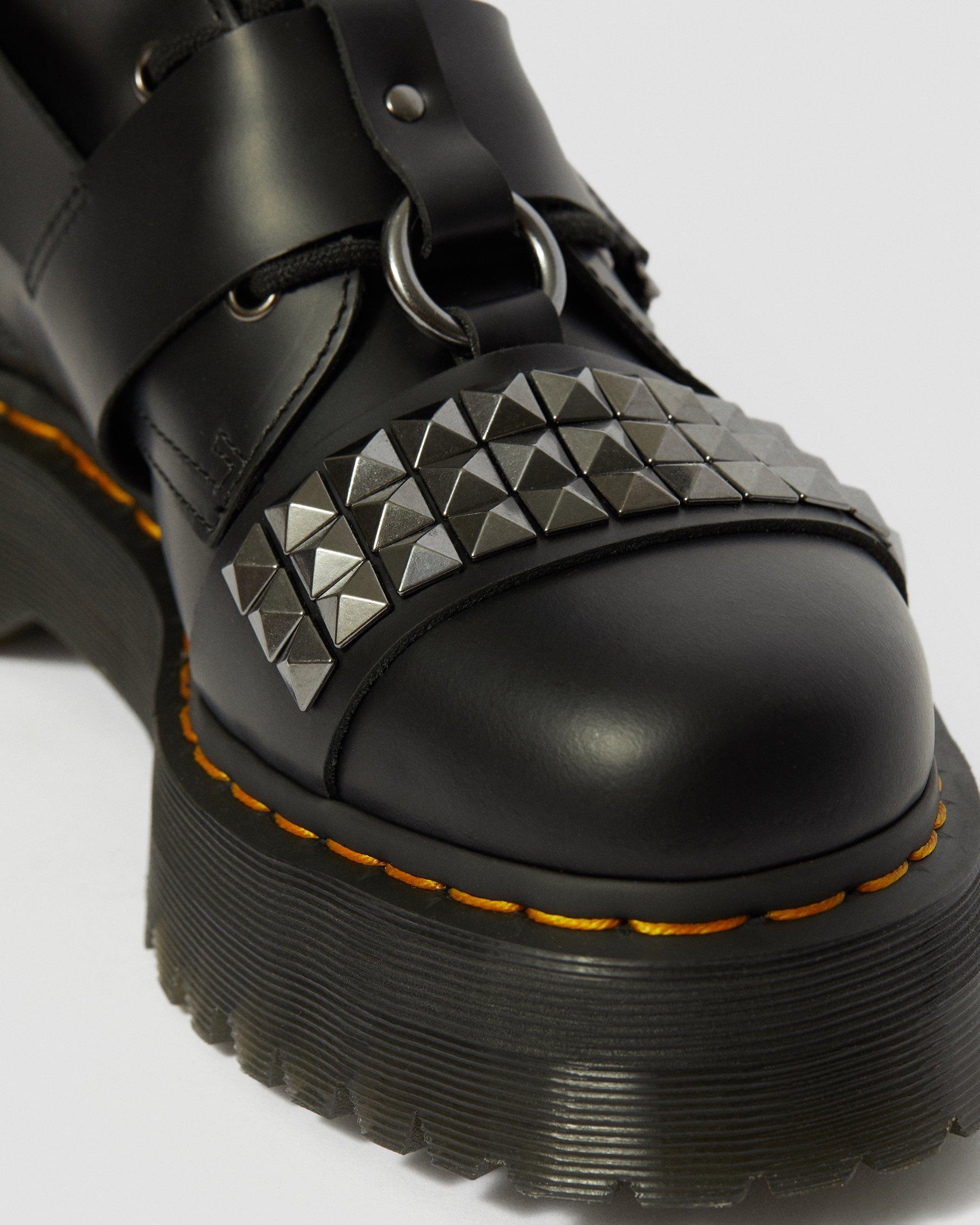 Jadon Hi Smooth Leather Studded Platform Boots | Dr. Martens
