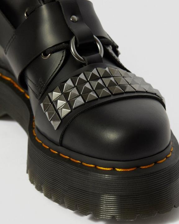 Jadon Hi Smooth Leather Studded Platform Boots Dr. Martens