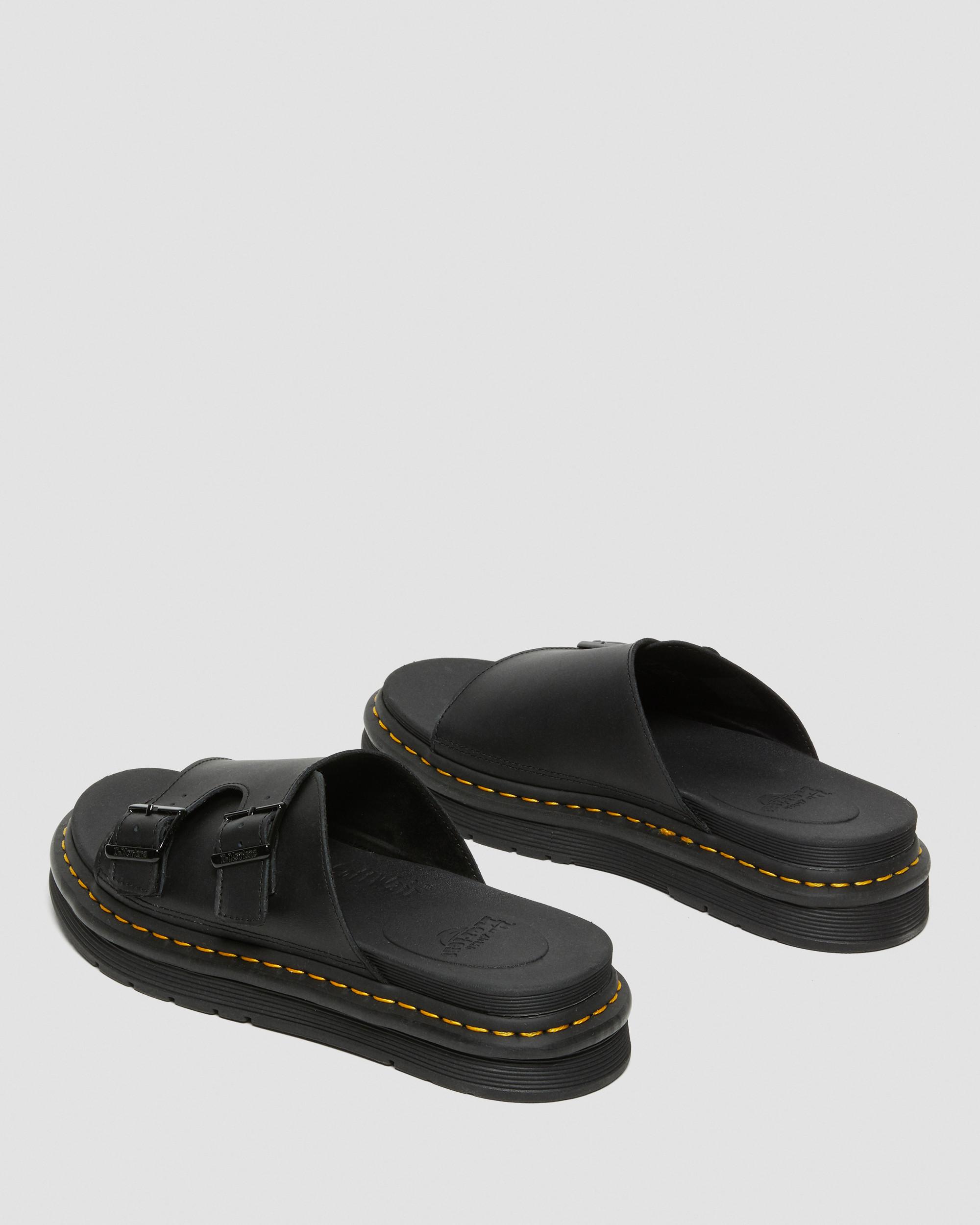 DR MARTENS Dax Men's Leather Slide Sandals