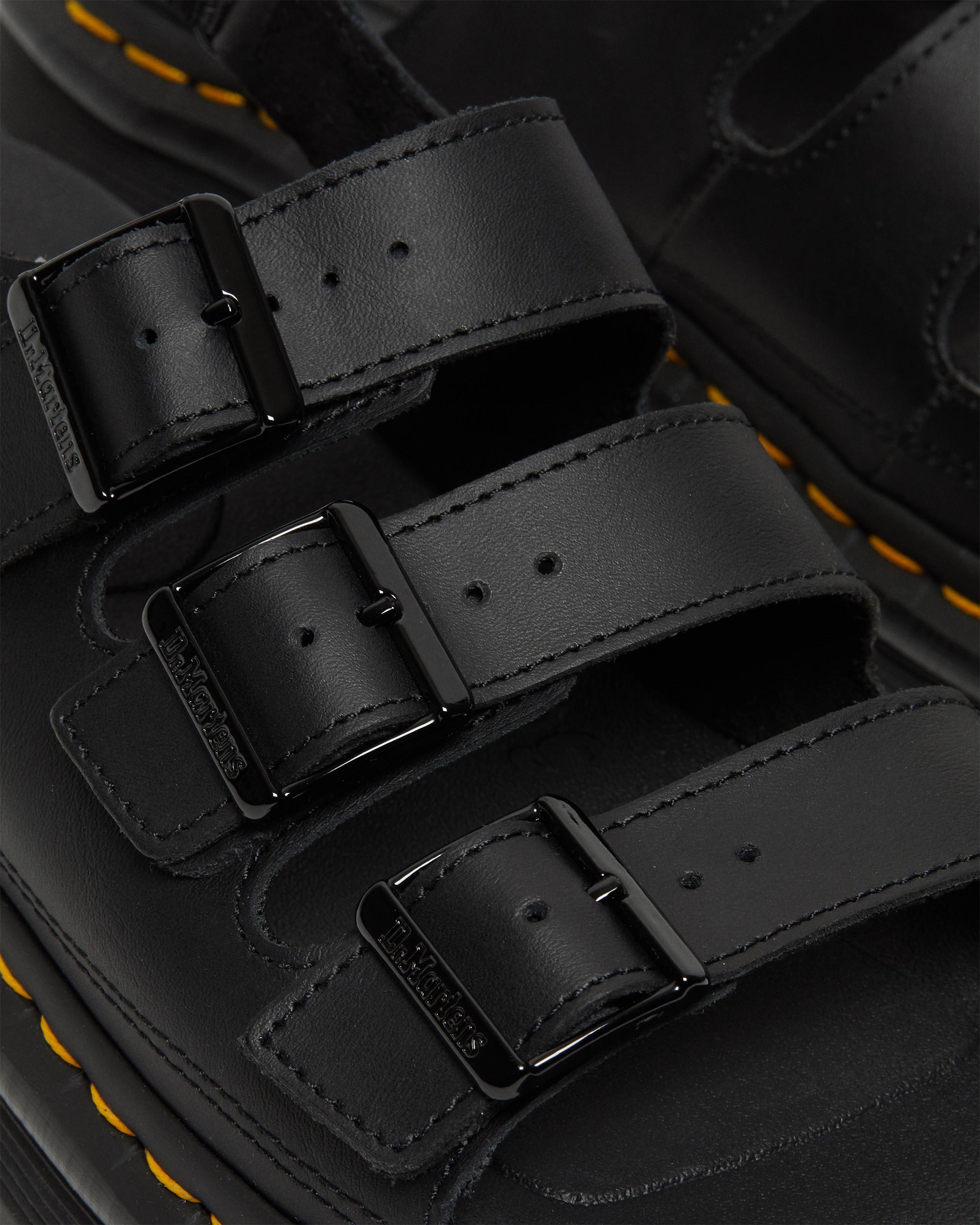 Soloman Hydro Leren Sandalen met Band