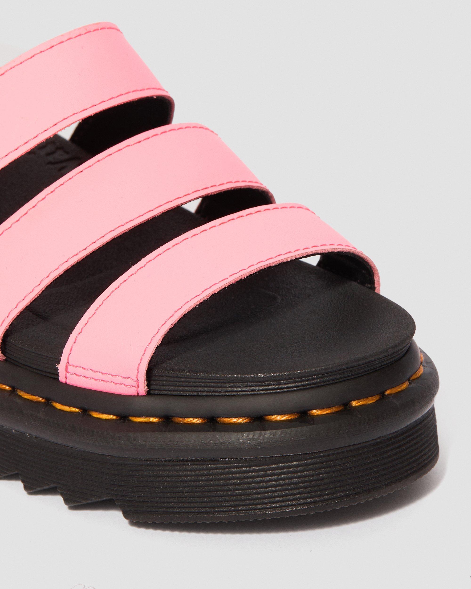 Blaire Hydro Leather Strap Sandals in PINK LEMONADE | Dr. Martens™