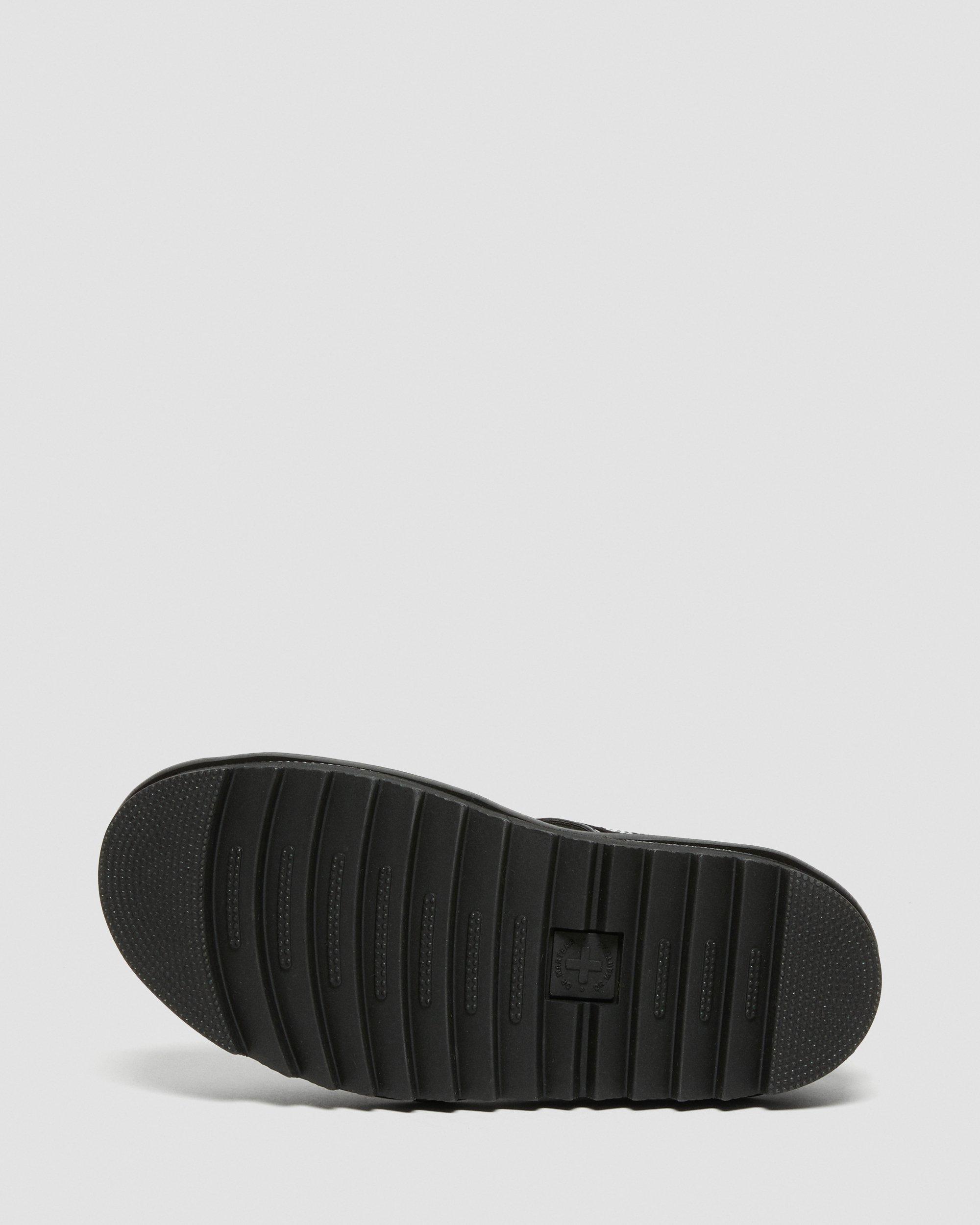 Voss Women's Patent Leather Strap Sandals in BLACK | Dr. Martens™