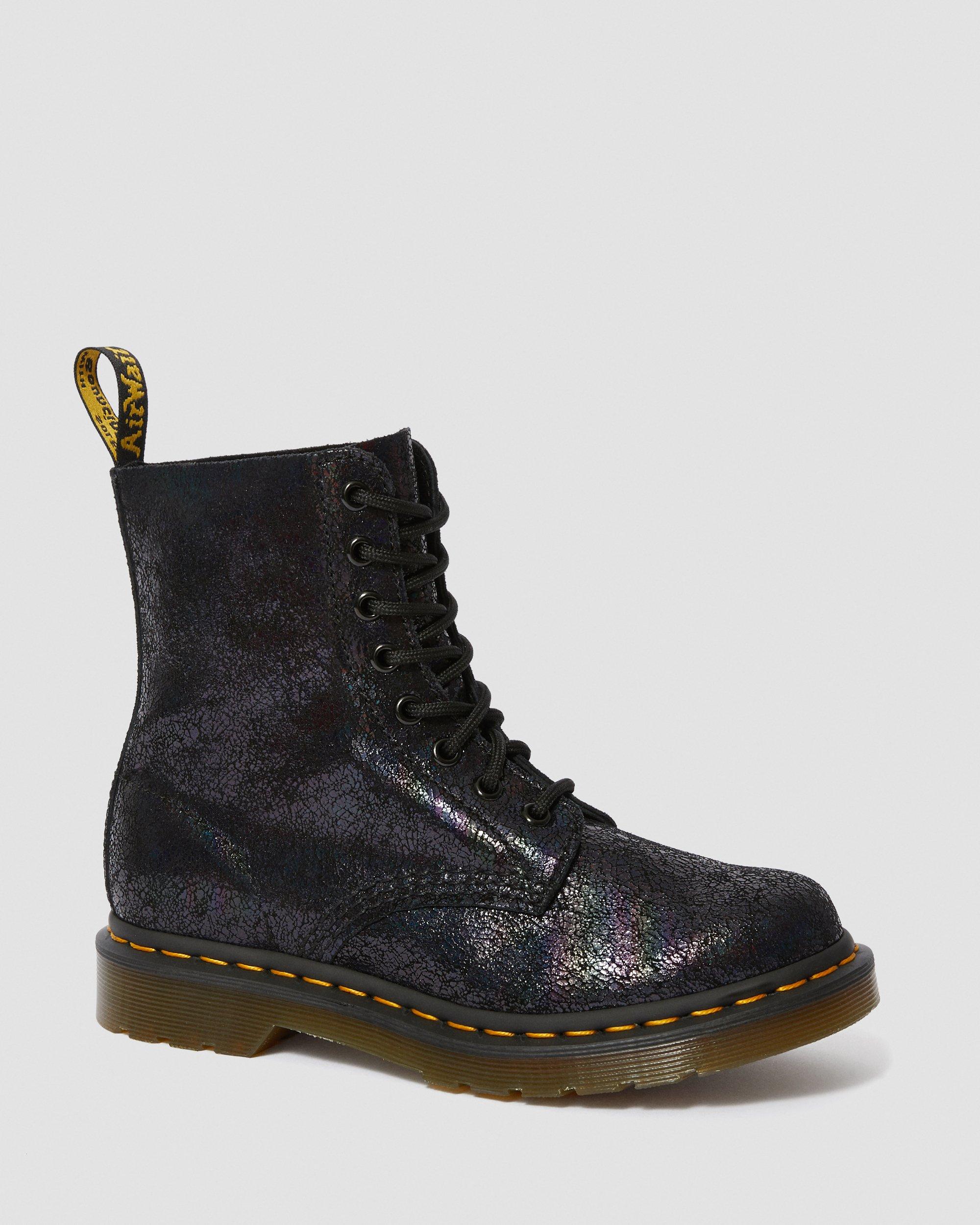 1460 Pascal Metallic Leather Lace Up Boots | Dr. Martens