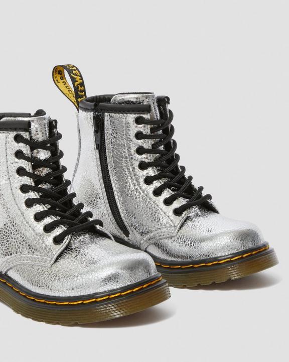 Toddler 1460 Crinkle Metallic Lace Up Boots | Dr. Martens